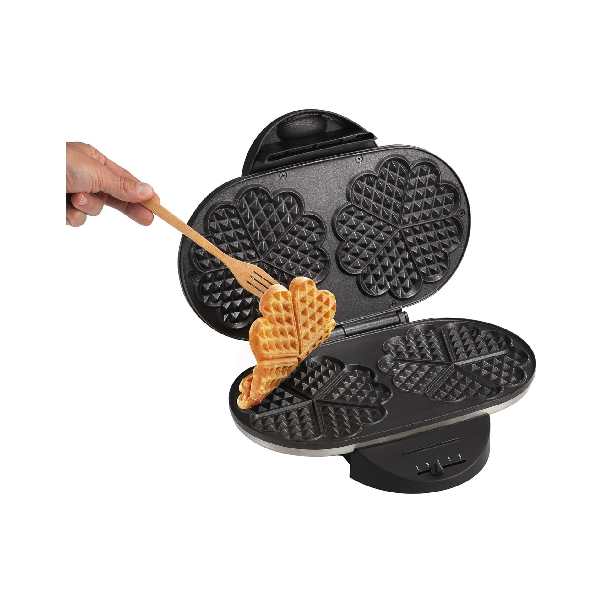 Гофретник - Tefal WM311D 1200 W сърцевидни гофрети двойни плочи 5