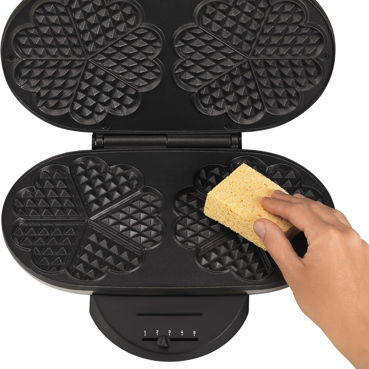 Гофретник - Tefal WM311D 1200 W сърцевидни гофрети двойни плочи 6