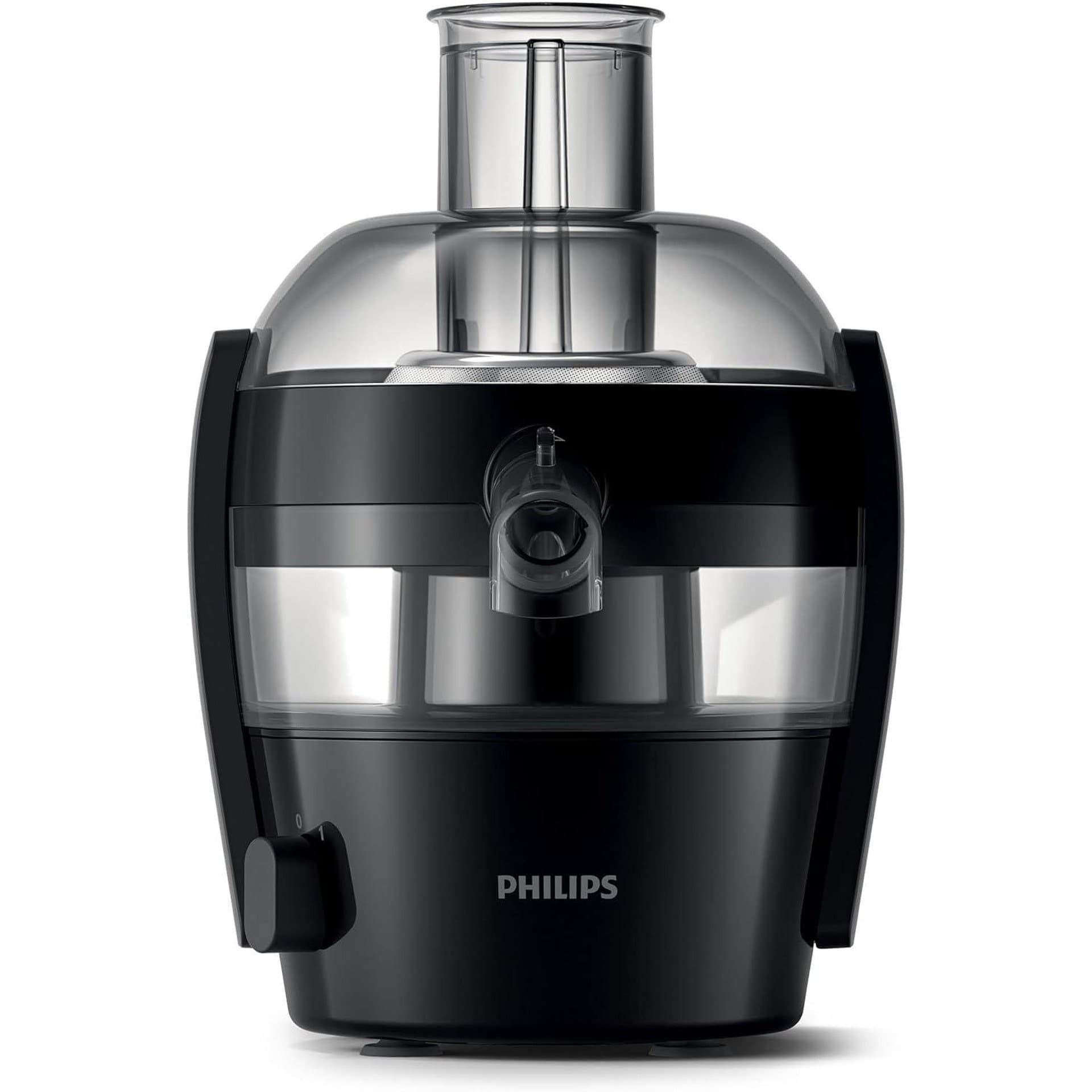Сокоизстисквачка - Philips HR1832/00 пластмаса черен Viva Collection, компактна конструкция, общо 92