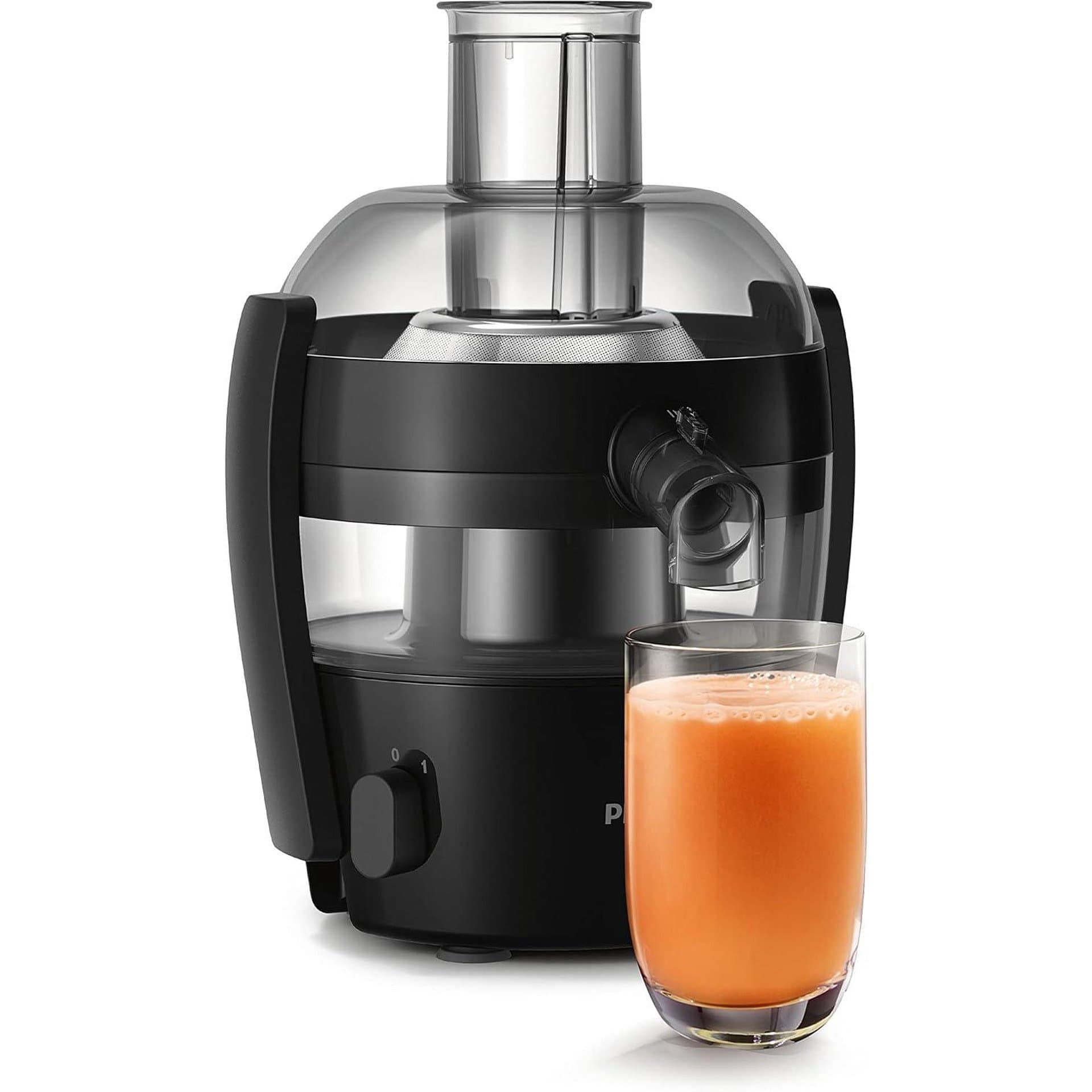 Сокоизстисквачка - Philips HR1832/00 пластмаса черен Viva Collection, компактна конструкция, общо 92 4