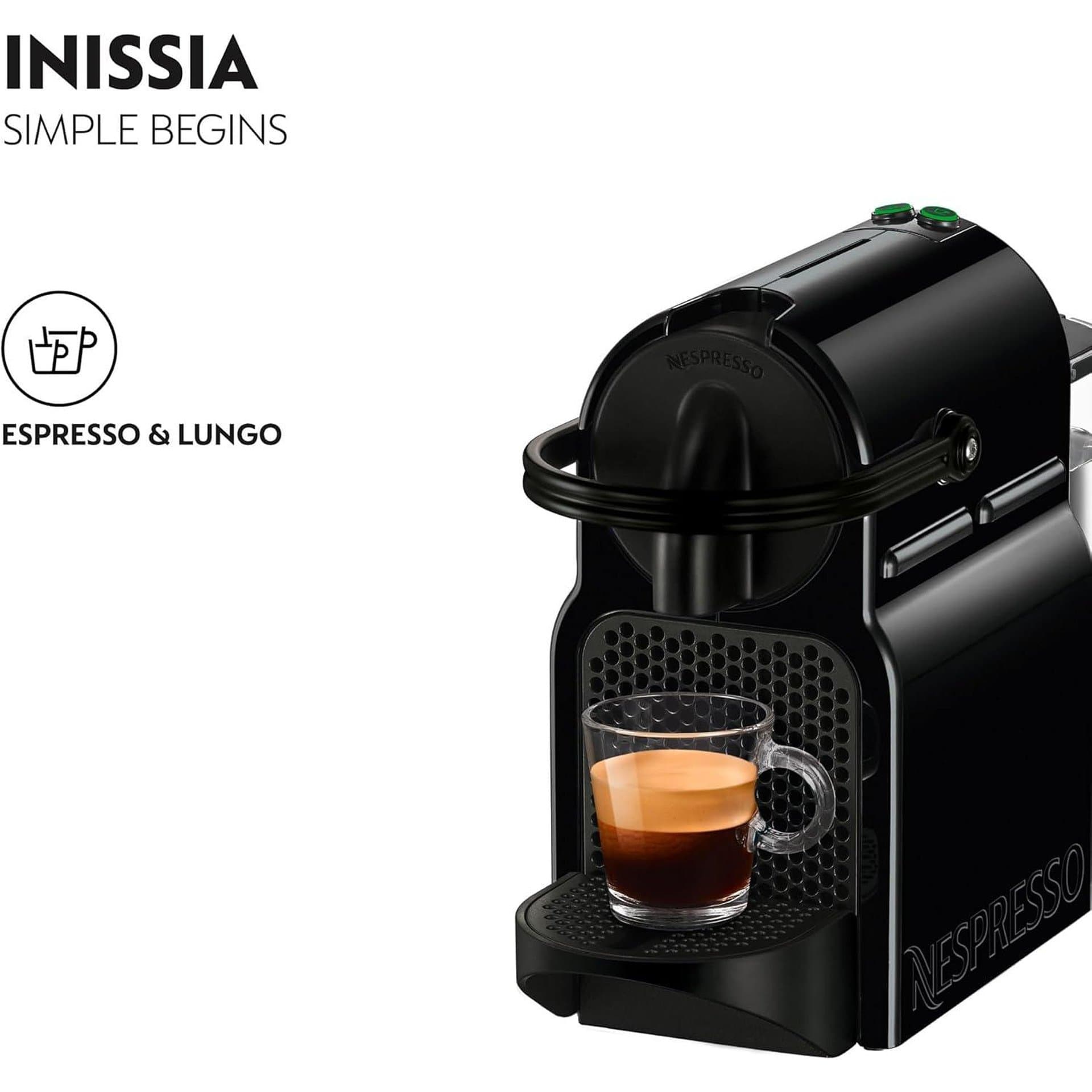 Кафемашина - Nespresso De'Longhi EN 80.B Inissia 19bar, 0.7L, автоматично изключване, черен 6