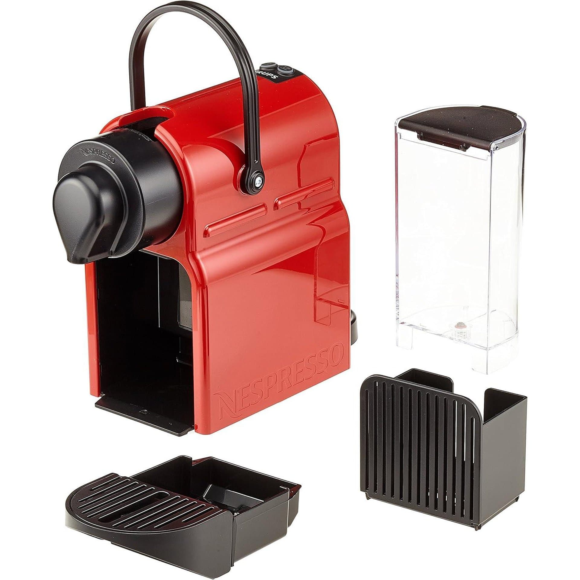 Кафемашина - Krups XN 1005 Inissia, съвместима с Nespresso капсули, 1260 W, 19 бара, автоматично изключване, 0.7 л, червена 3