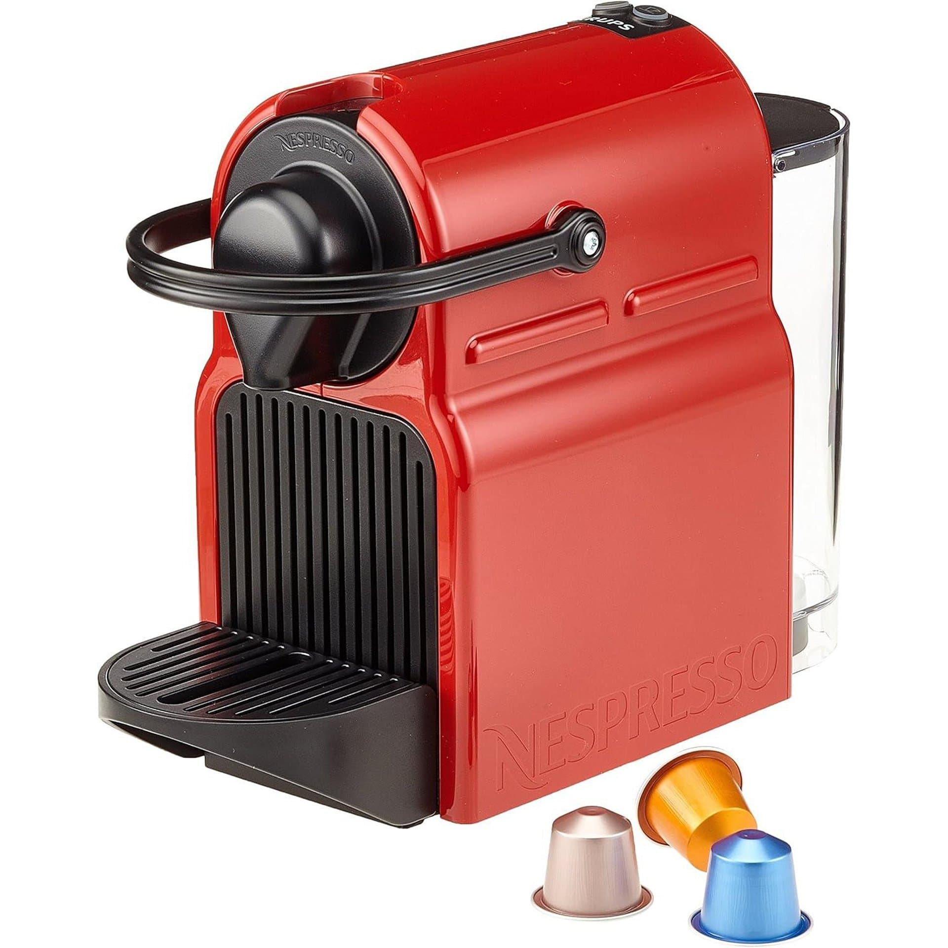 Кафемашина - Krups XN 1005 Inissia, съвместима с Nespresso капсули, 1260 W, 19 бара, автоматично изключване, 0.7 л, червена 4