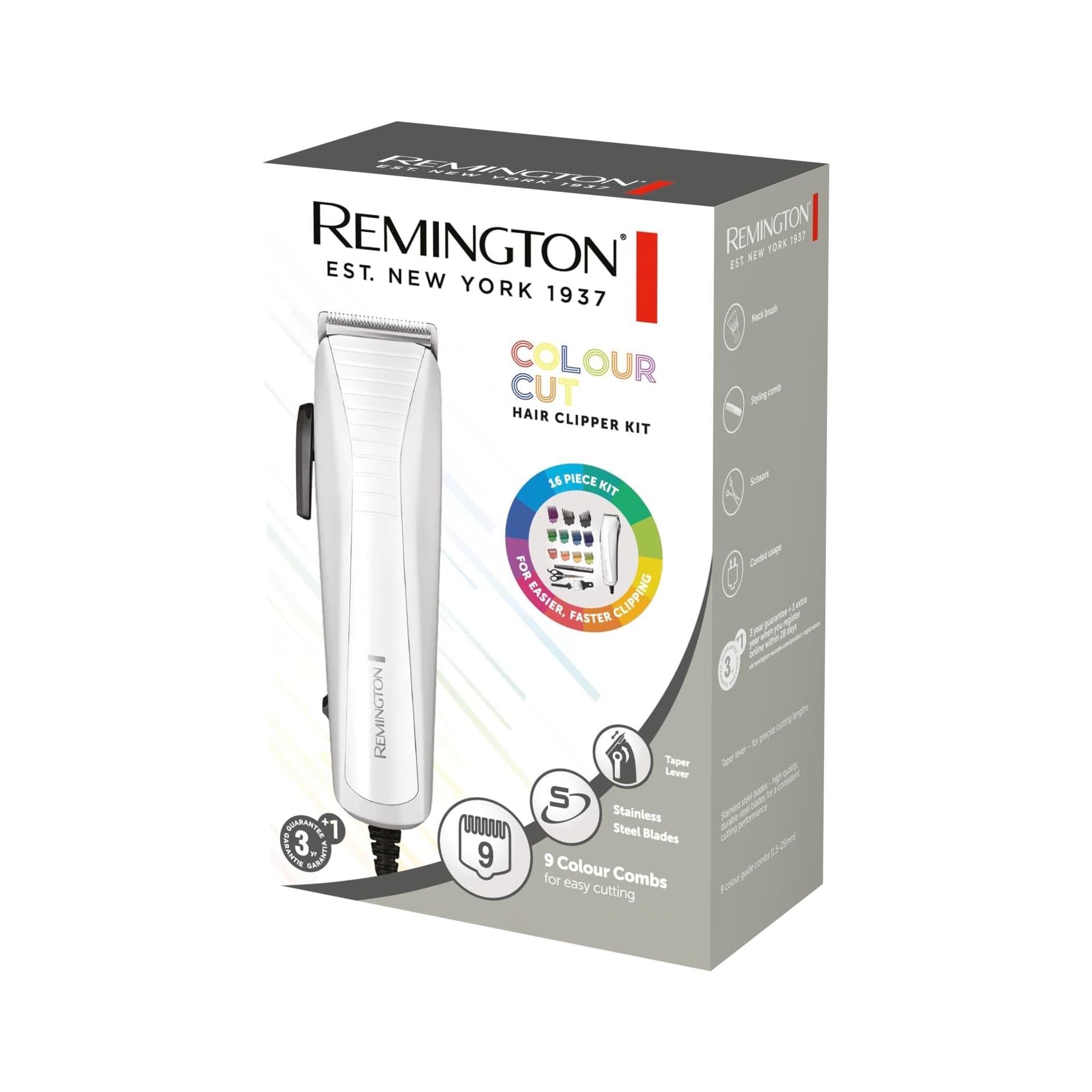 Машинка за подстригване - Remington Color Cut HC5035 цветни гребени 4