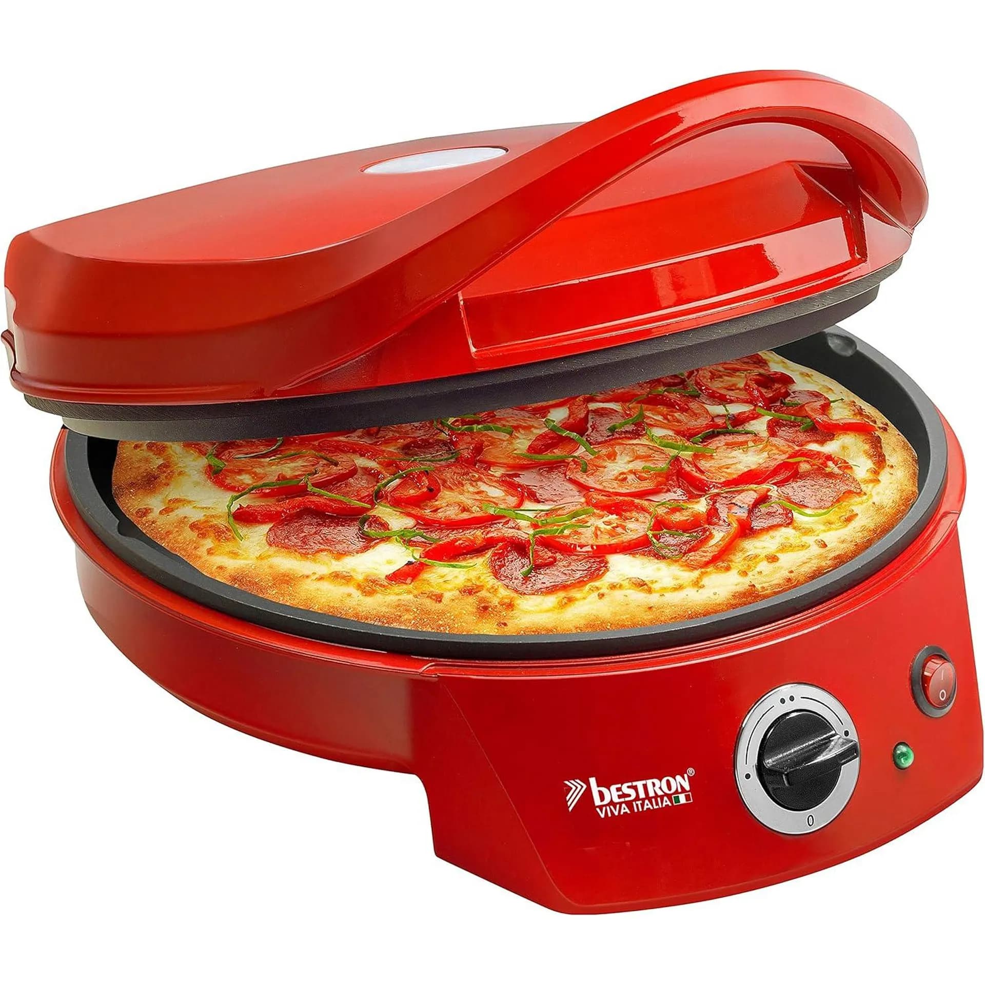 Електрически пица фурна - Bestron APZ400 230 °C Ø27 cm 1800 W Червен 5