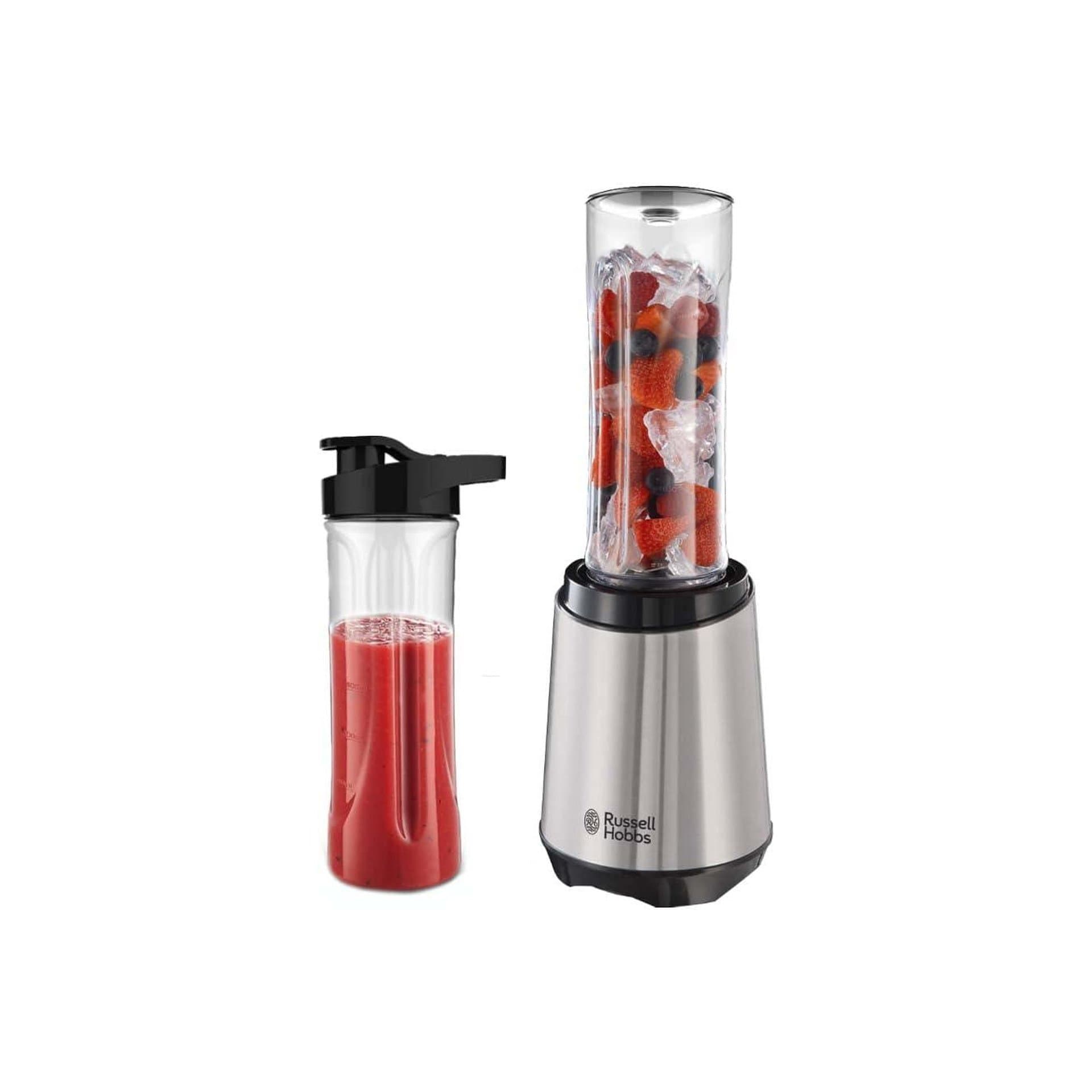 Блендер - Russell Hobbs Mix & Go Steel 23470-56 300W 23 500 rpm неръждаема стомана 2×600 ml BPA-free съдове