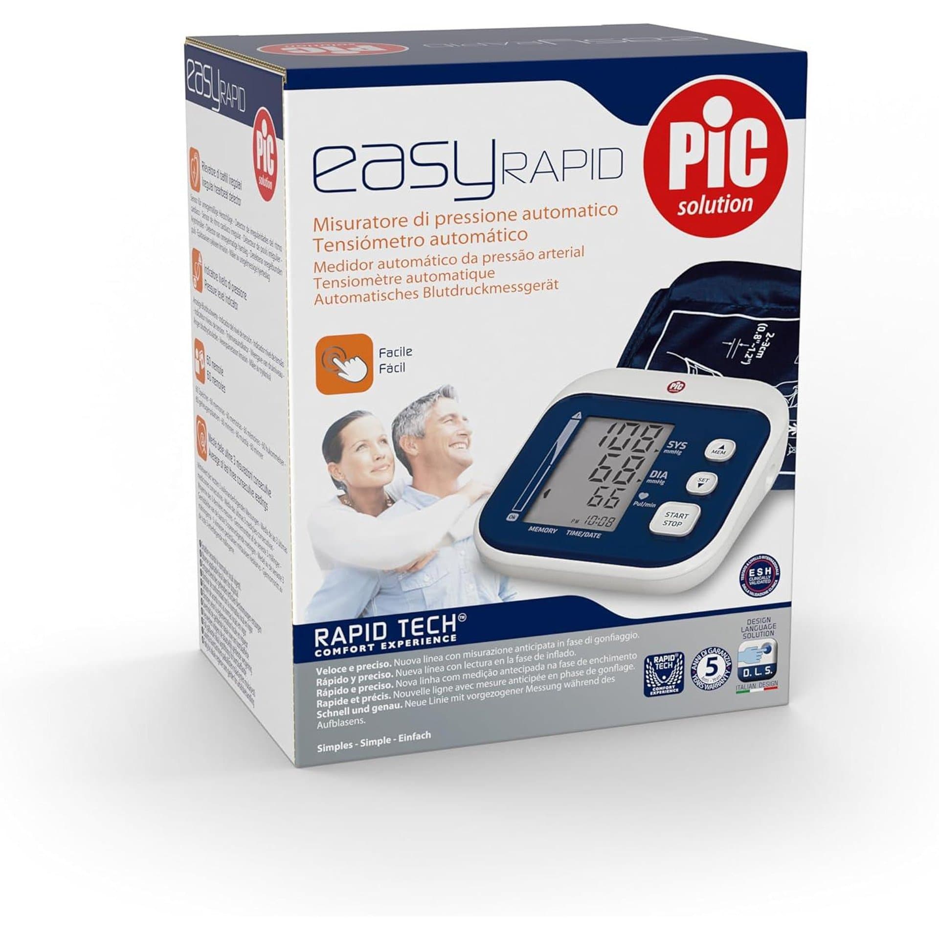 Апарат за кръвно налягане - Pic Solution Easyrapid автоматичен 4