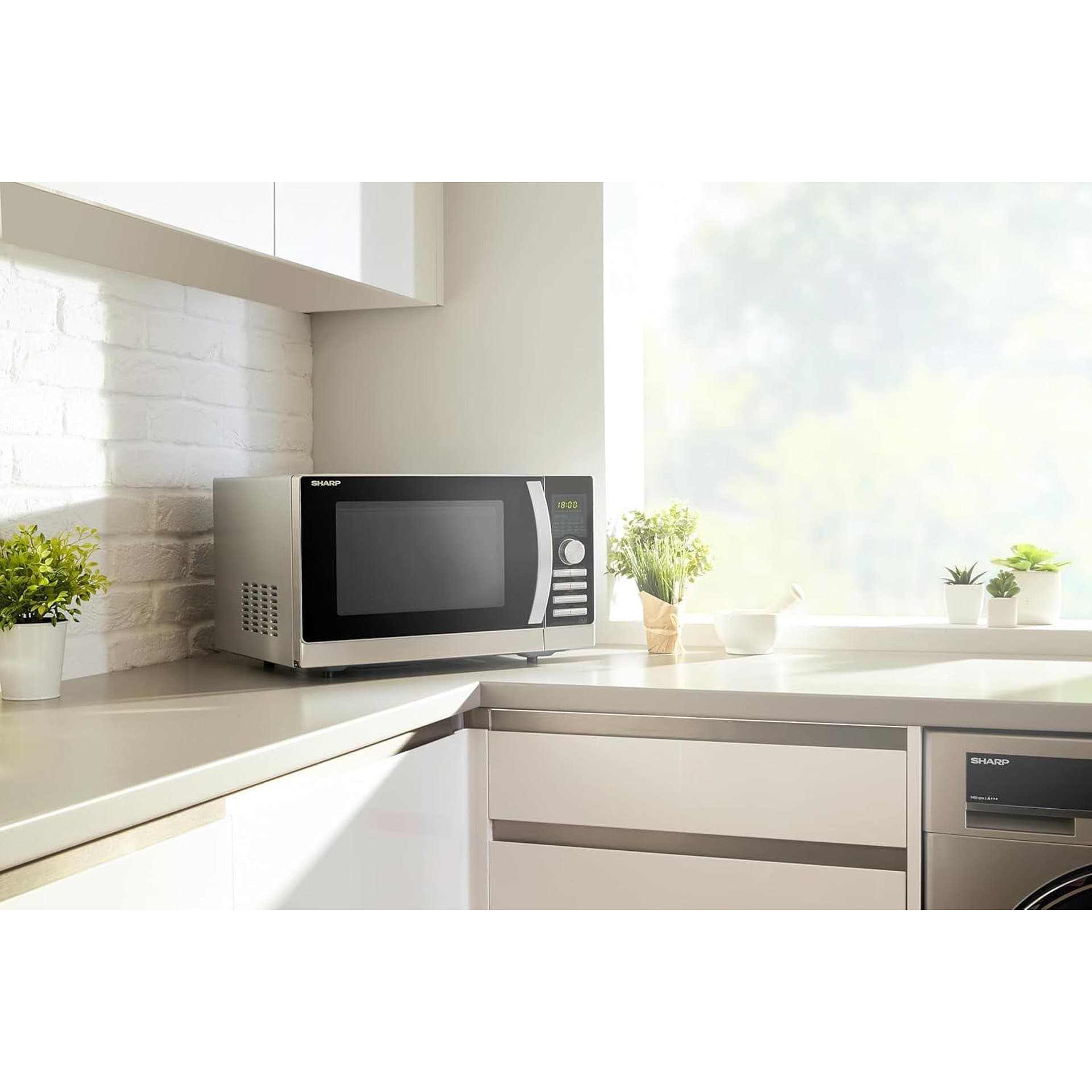 Микровълнова фурна - SHARP 843 INW 25 L 900 W Грил и конвекция 3