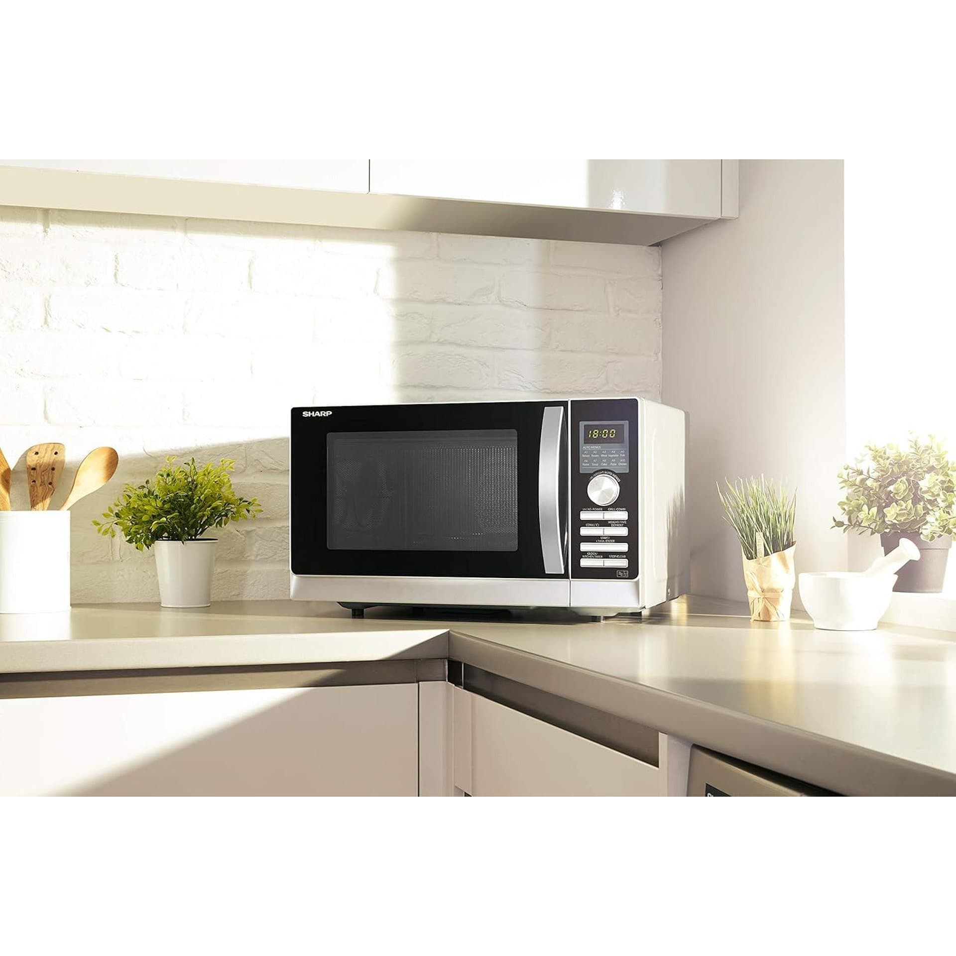 Микровълнова фурна - SHARP 843 INW 25 L 900 W Грил и конвекция 6