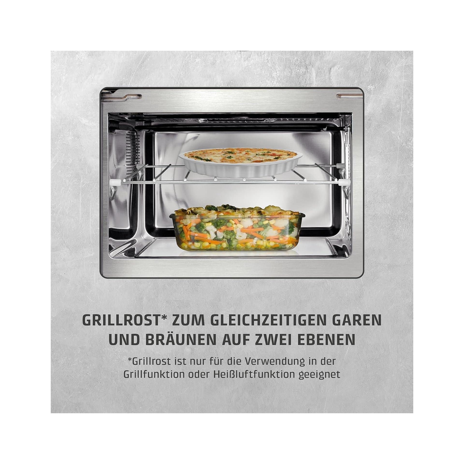 Микровълнова фурна - CASO MCG25 Ceramic Chef 3in1 25 L 2050 W 3