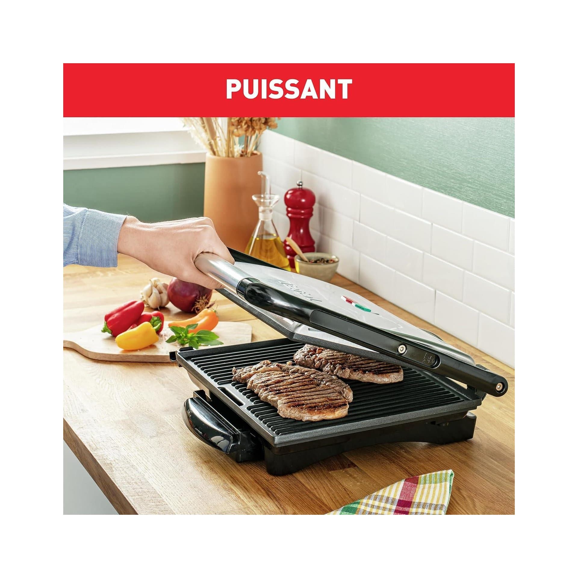 Електрически грил – Tefal Inicio GC241D12 2000 W Незалепващи плочи 3