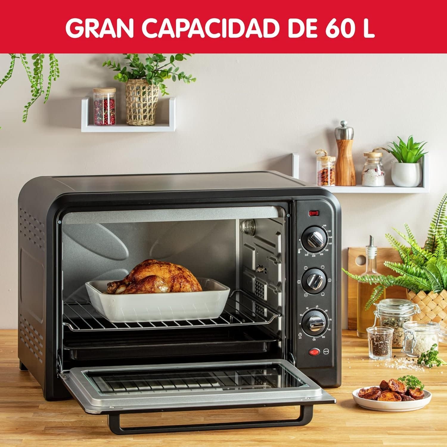 Електрическа фурна - Moulinex Optimo OX495810 60 L 7 режима 4