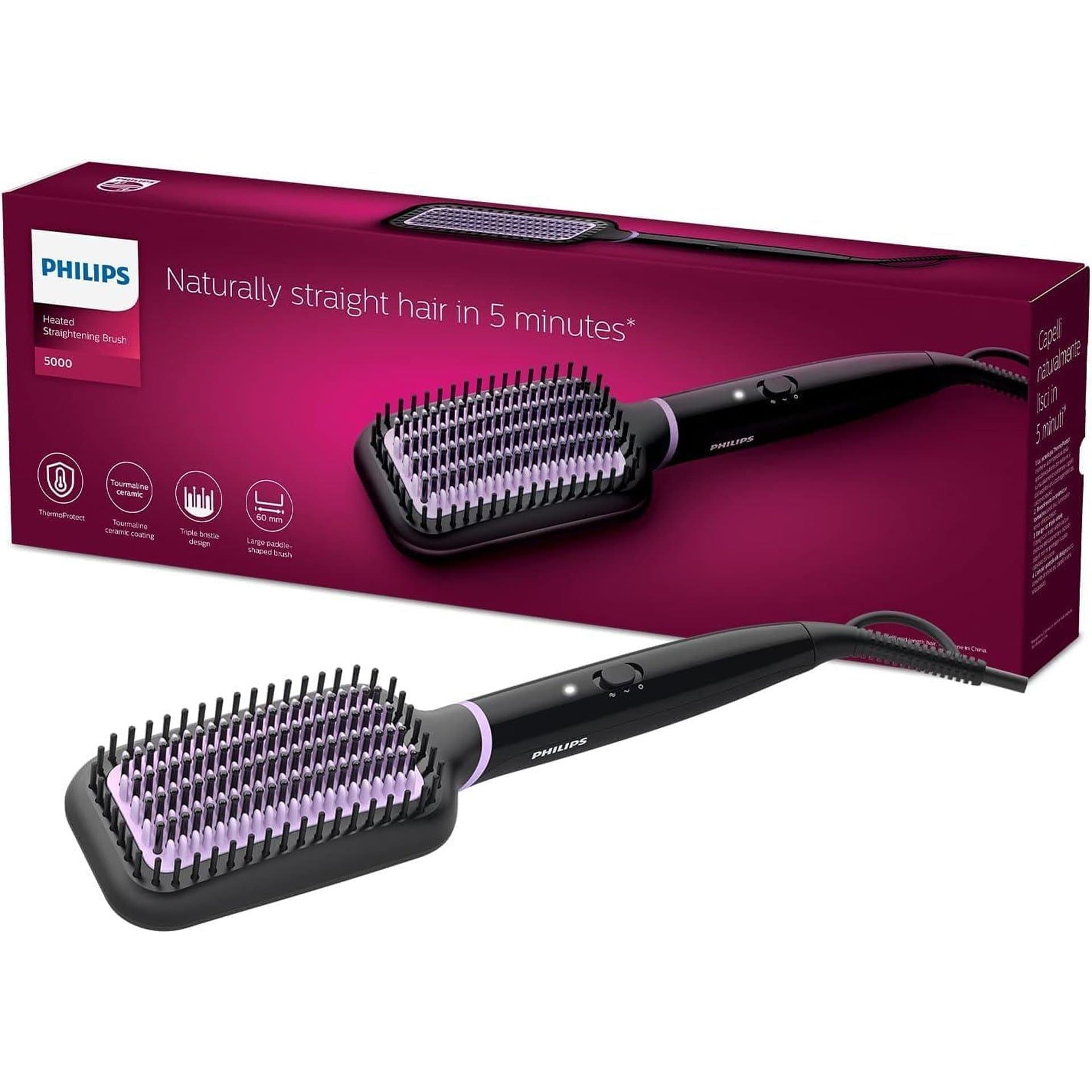 Четка за изправяне на коса - Philips StyleCare Essential BHH880 00 6