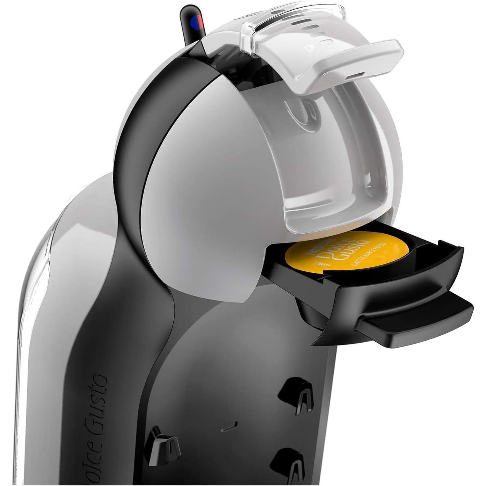 Кафемашина – Krups Dolce Gusto Mini Me KP123B, 15 бара, 1500 W, 0.8 л, автоматична, студени и топли напитки, светло сива 4