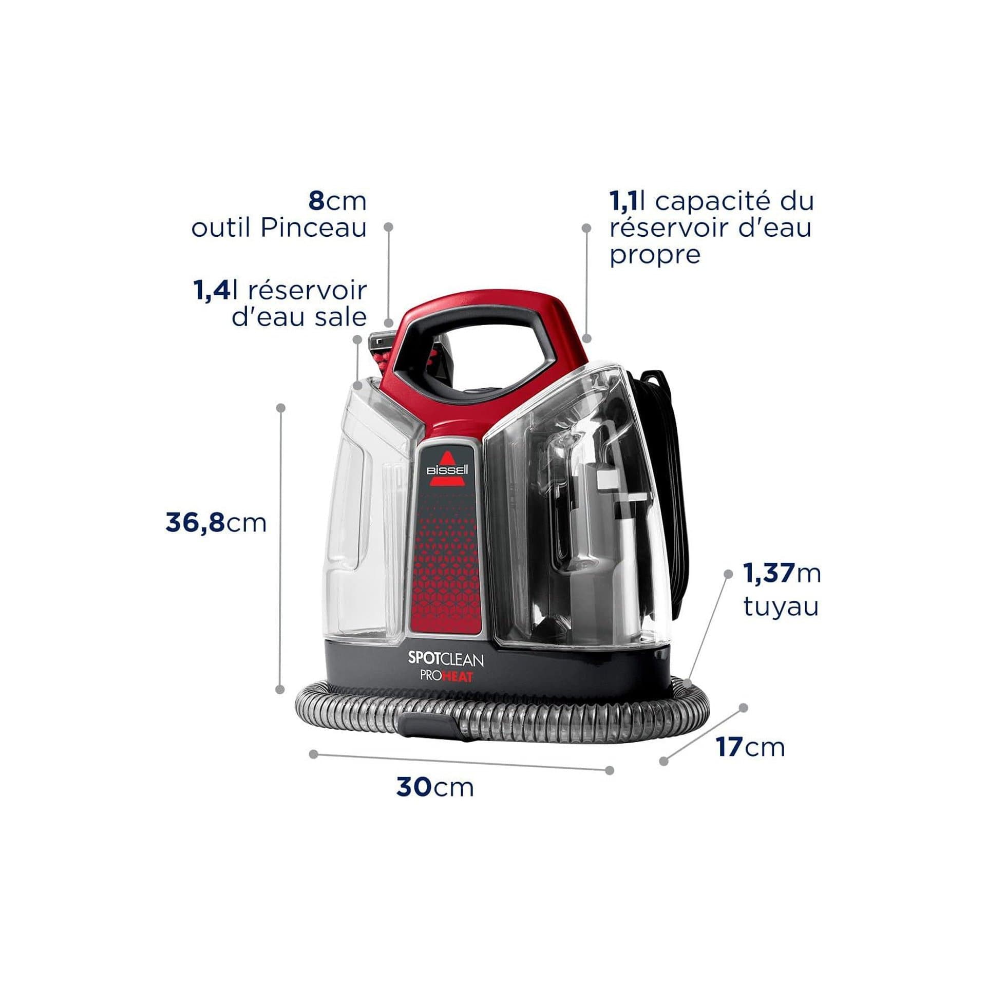 Перяща прахосмукачка за тапицерии - BISSELL SpotClean ProHeat 36988 330 W 2