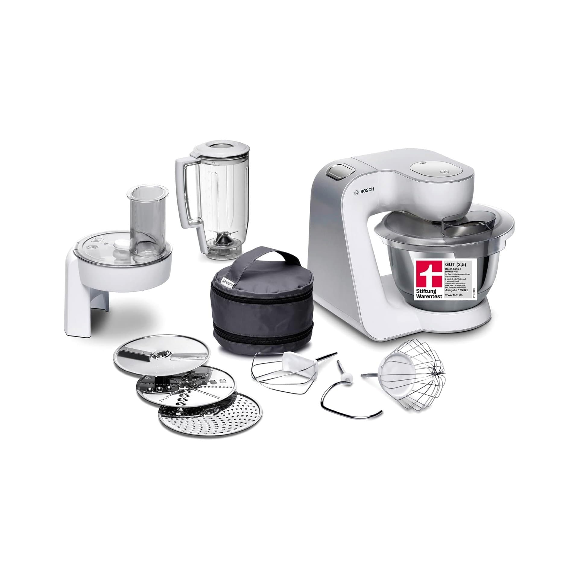 Кухненски робот - Bosch Serie 4 MUM58W20 1000 W 3.9 L