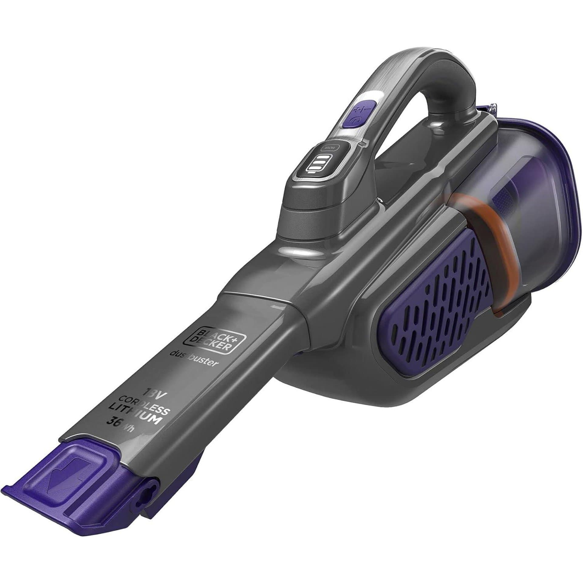 Ръчна прахосмукачка – Black+Decker BHV530BFP 18V, 700 мл, моторизирана четка за косми, две скорости, LED панел, зарядна станция 2