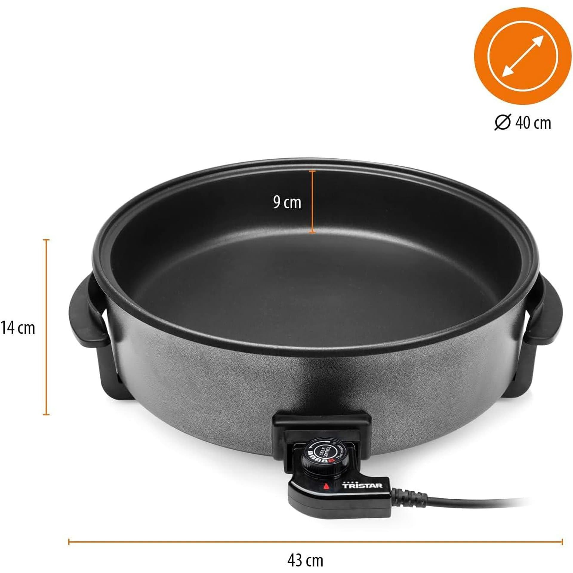 Електрически тиган - Tristar PZ-9145 1500 W 7.5 L 40 cm регулируем термостат 3