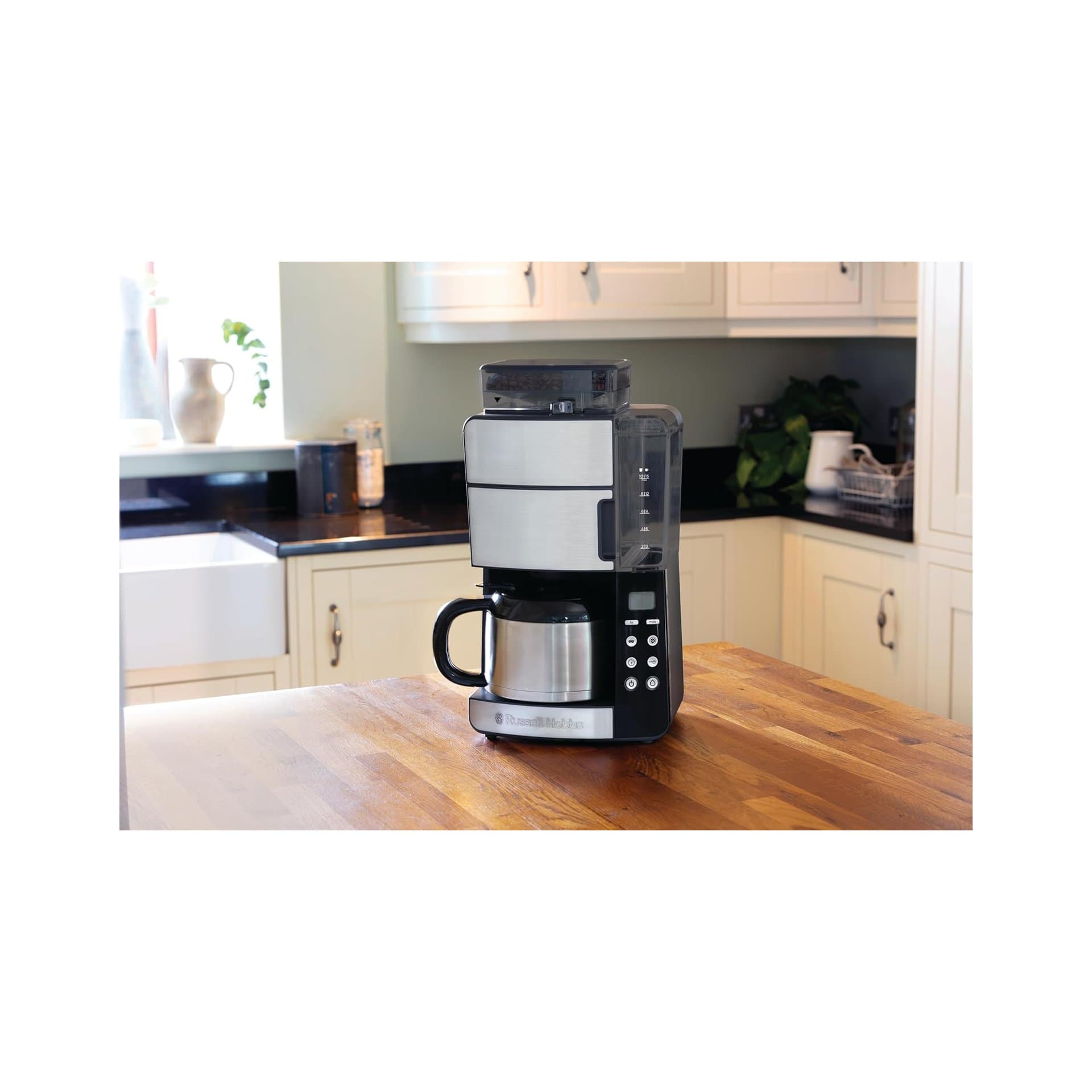 Кафемашина - Russell Hobbs Grind Brew 25620 56 с мелачка и термо кана 8