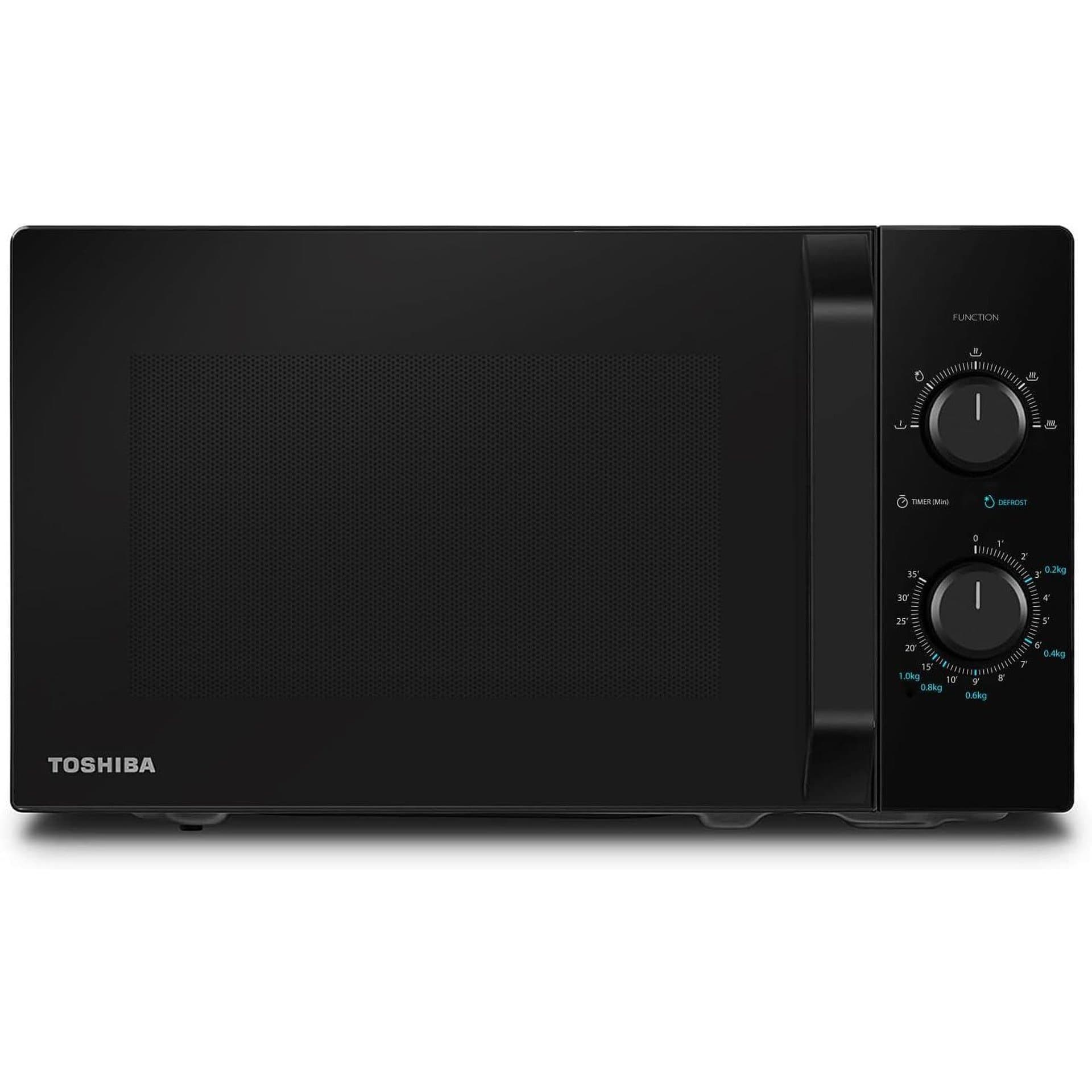 Микровълнова фурна - Toshiba MW2-MM20PF BK 20 L 800 W 5 степени размразяване черен