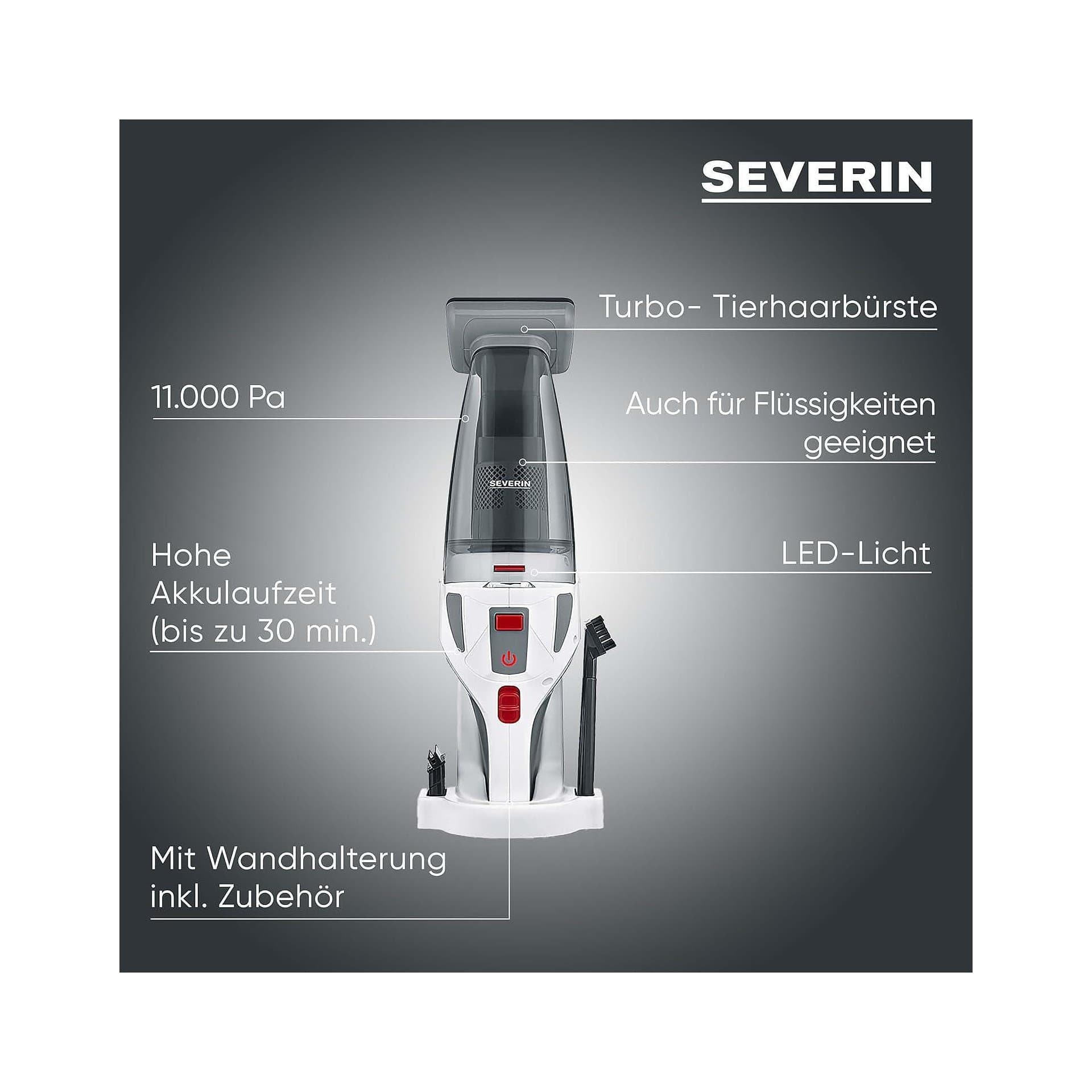 Ръчна прахосмукачка - SEVERIN HV 7146 безжична 30 min LED 2