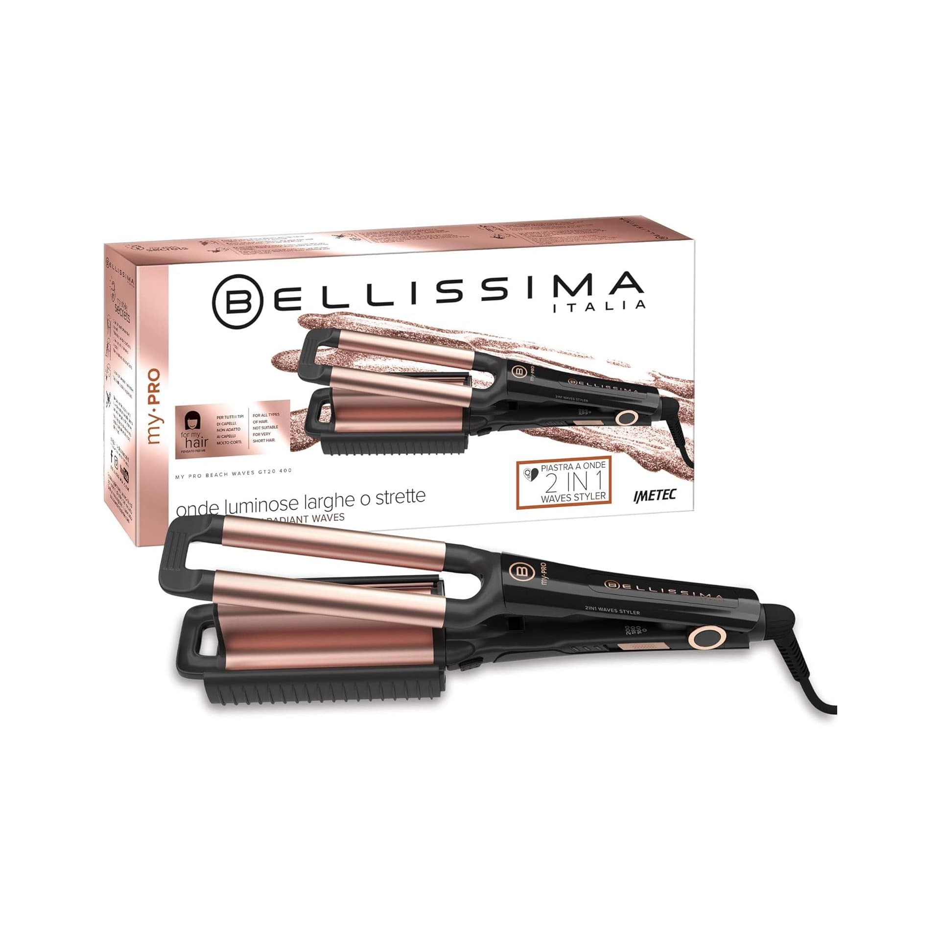 Маша за вълни - Bellissima Imetec My Pro Beach Waves GT20 400 керамично покритие