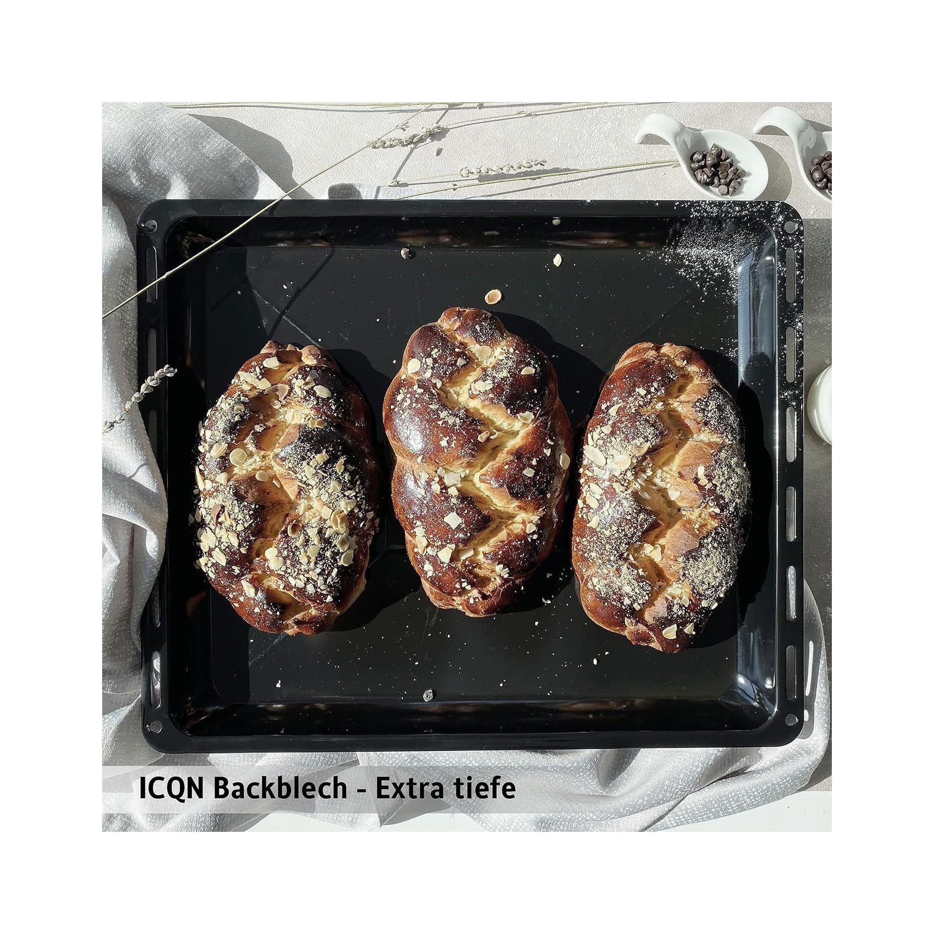 Емайлирани тави за фурна - ICQN 445 × 375 mm (2 бр) 5