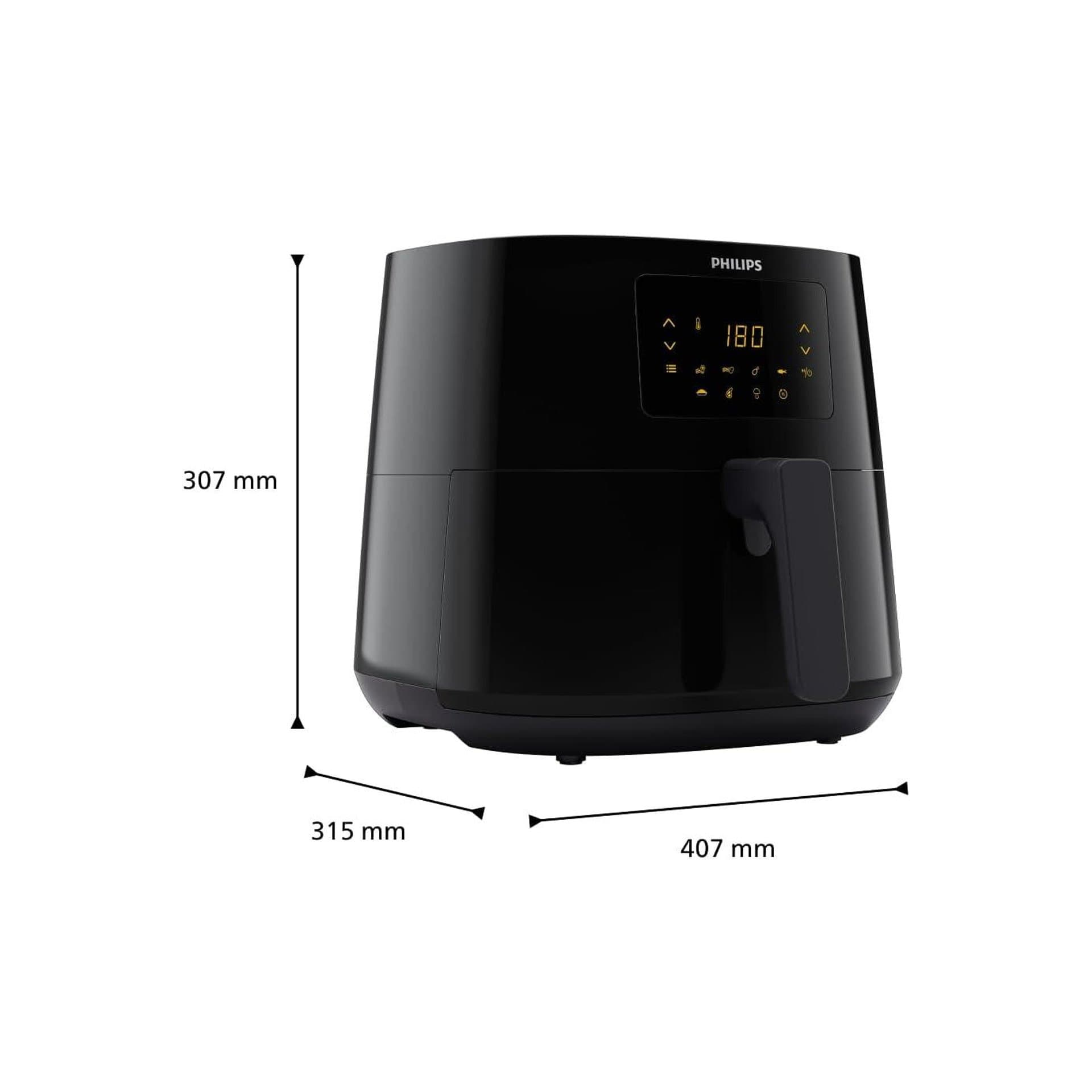 Фритюрник с горещ въздух - Philips Essential Airfryer XL HD9270 90 6.2 L 2000 W 3