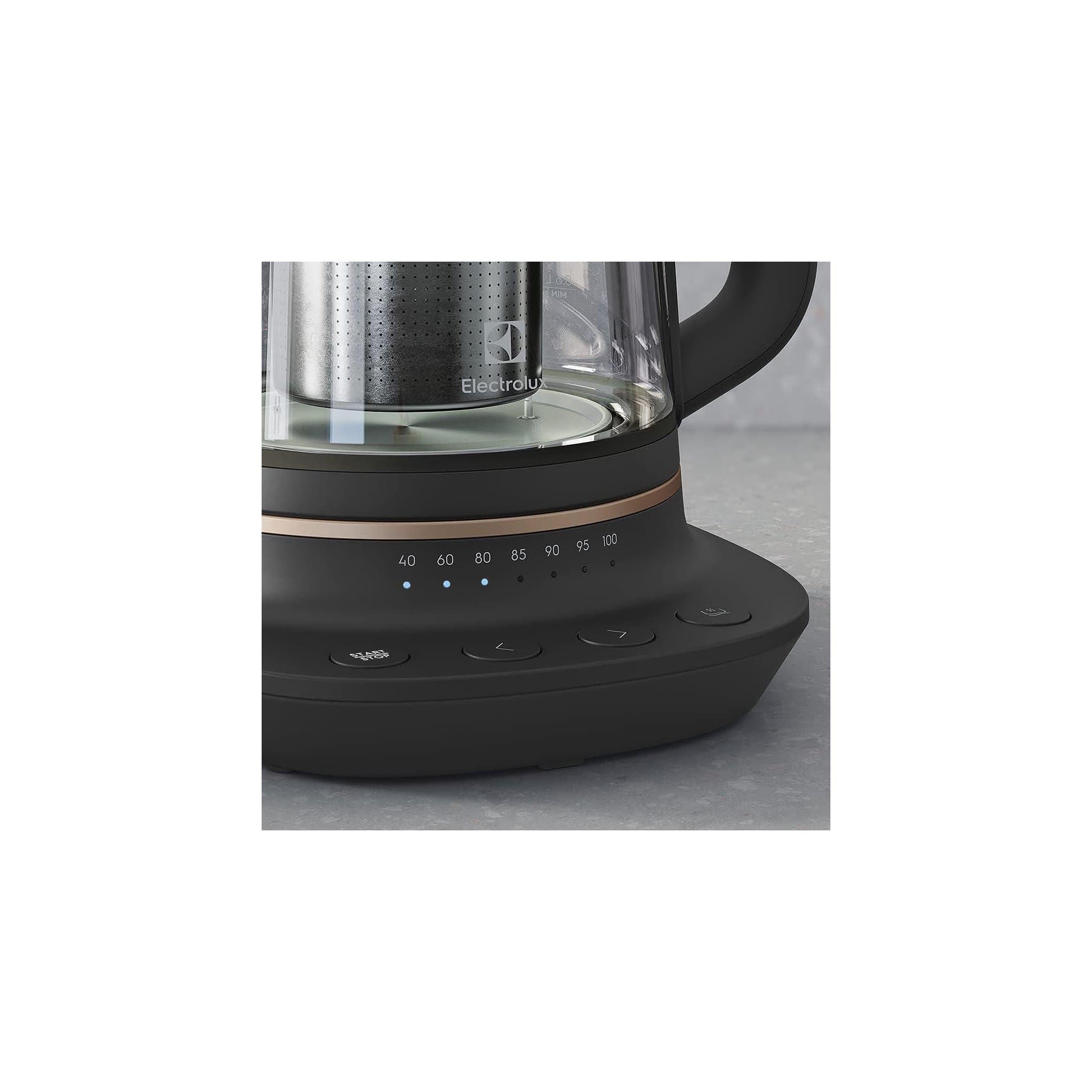 Електрическа кана - Electrolux E7GK1-8BP, 1.7L, регулируем термостат, автоматично изключване, черна/медна 8