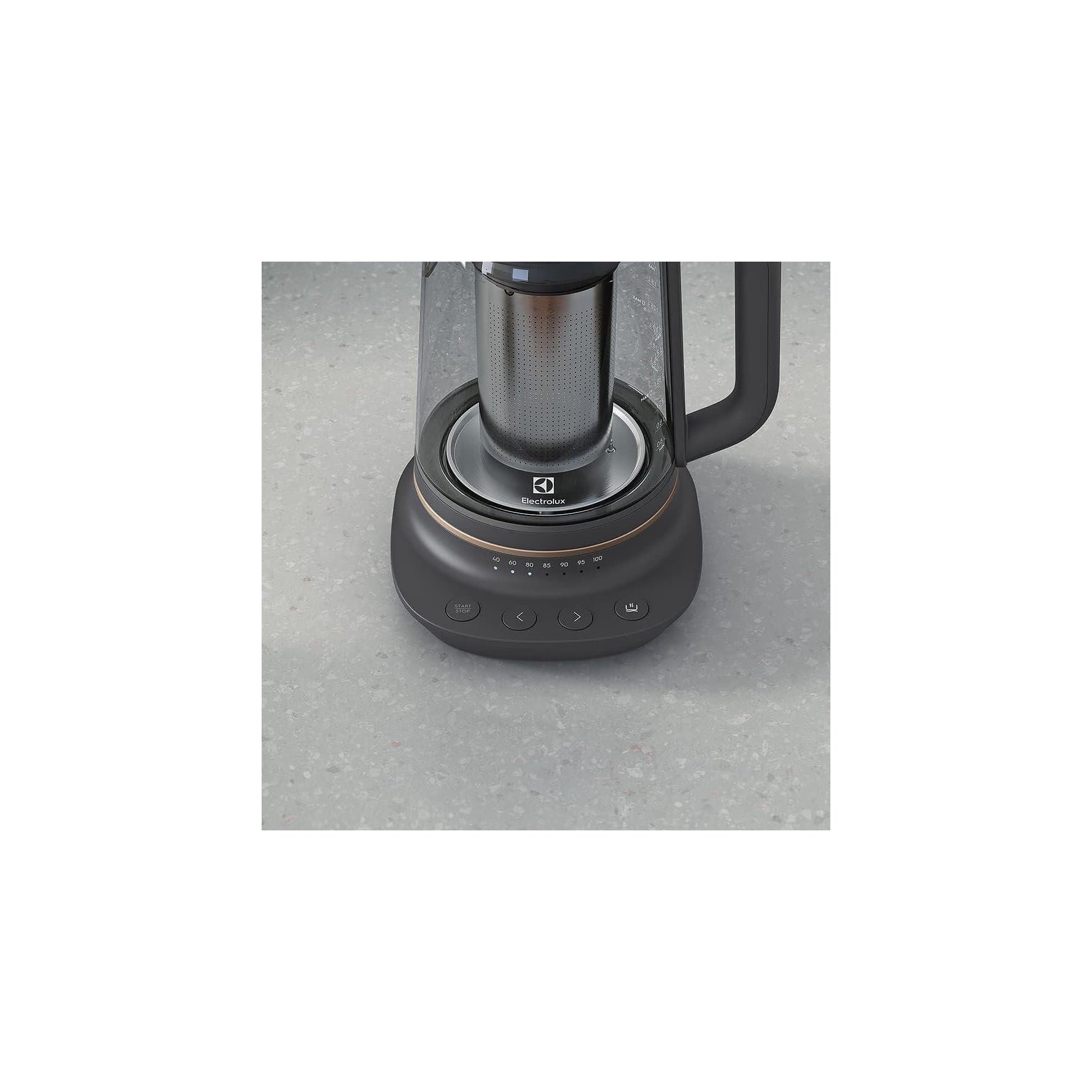 Електрическа кана - Electrolux E7GK1-8BP, 1.7L, регулируем термостат, автоматично изключване, черна/медна 9