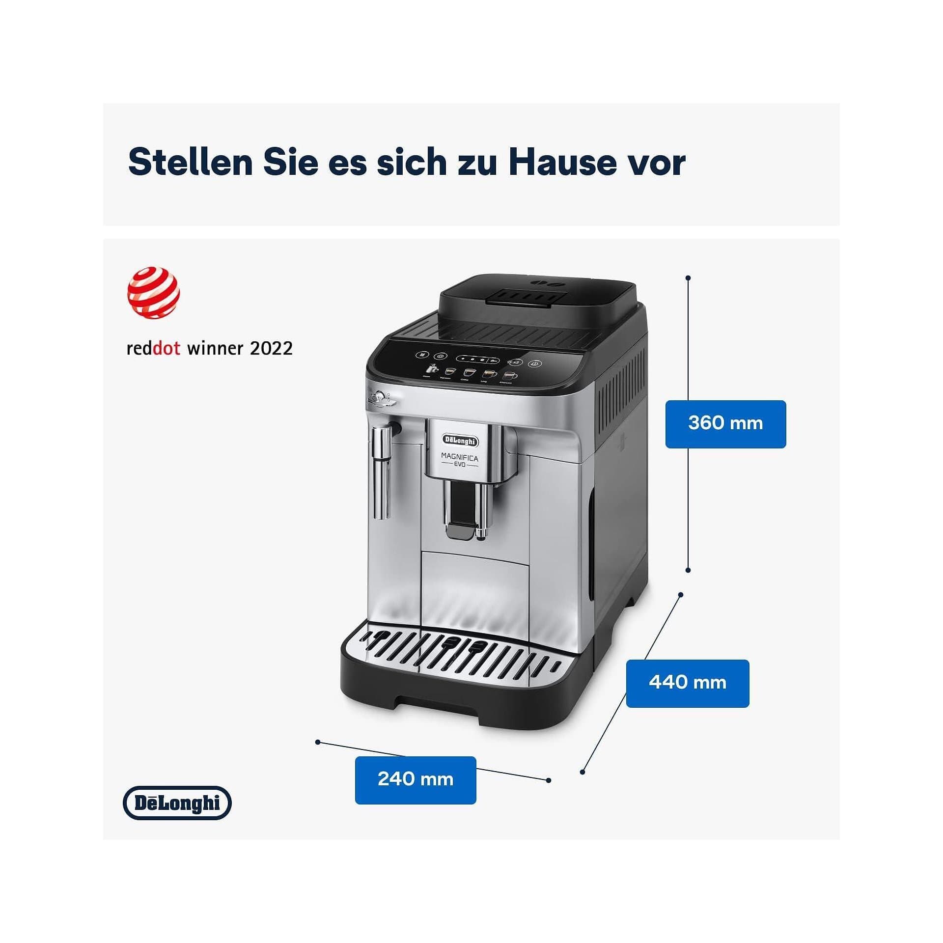 Кафемашина - DeLonghi Magnifica Evo ECAM292.33.SB 15 bar автоматична млечна система 4