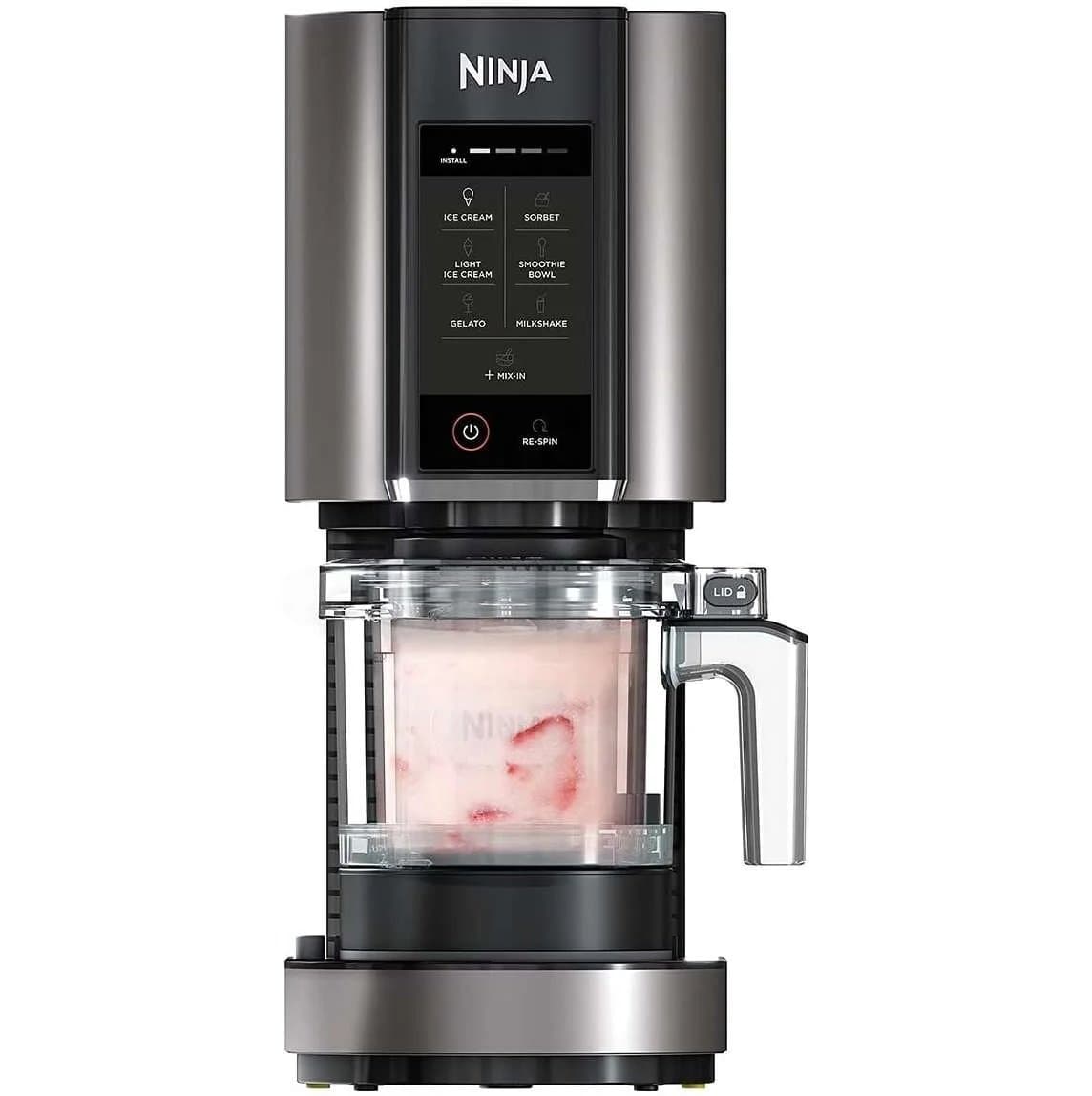 Машина за сладолед и десерти – Ninja CREAMi NC300EU, 7 програми, 1.4 L, черен/сребрист
