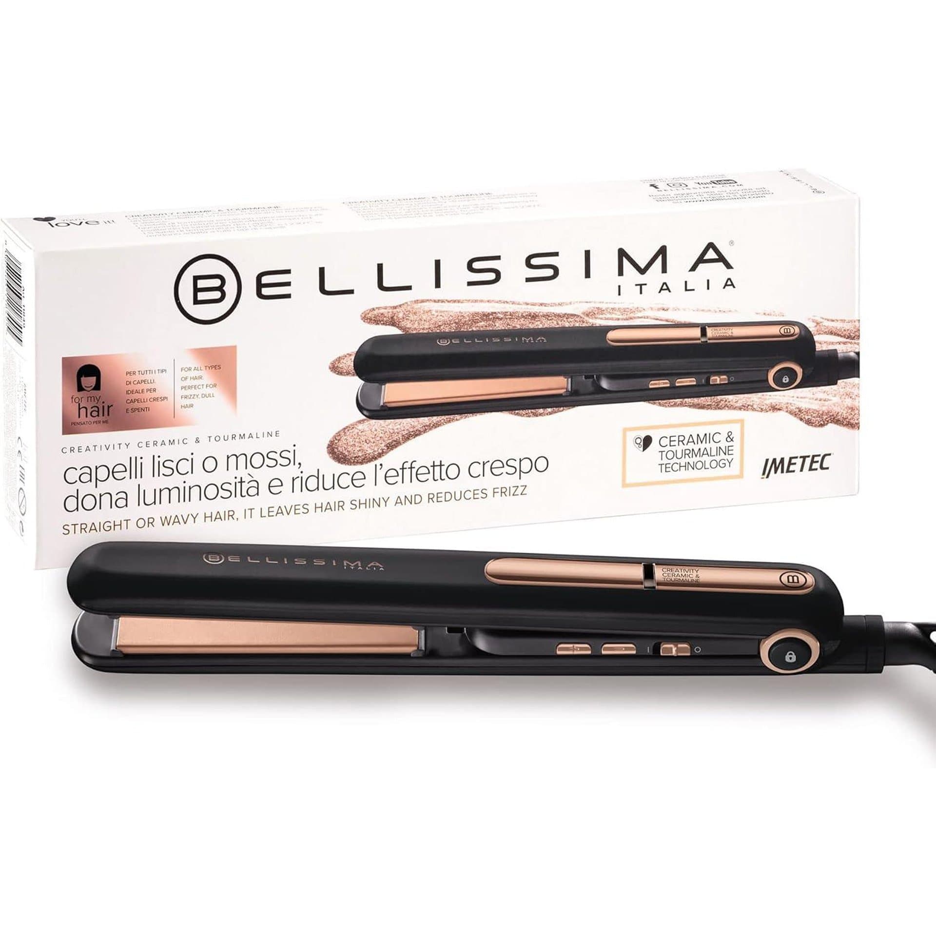 Преса за коса - Bellissima Imetec Creativity Ceramic Tourmaline 230 C