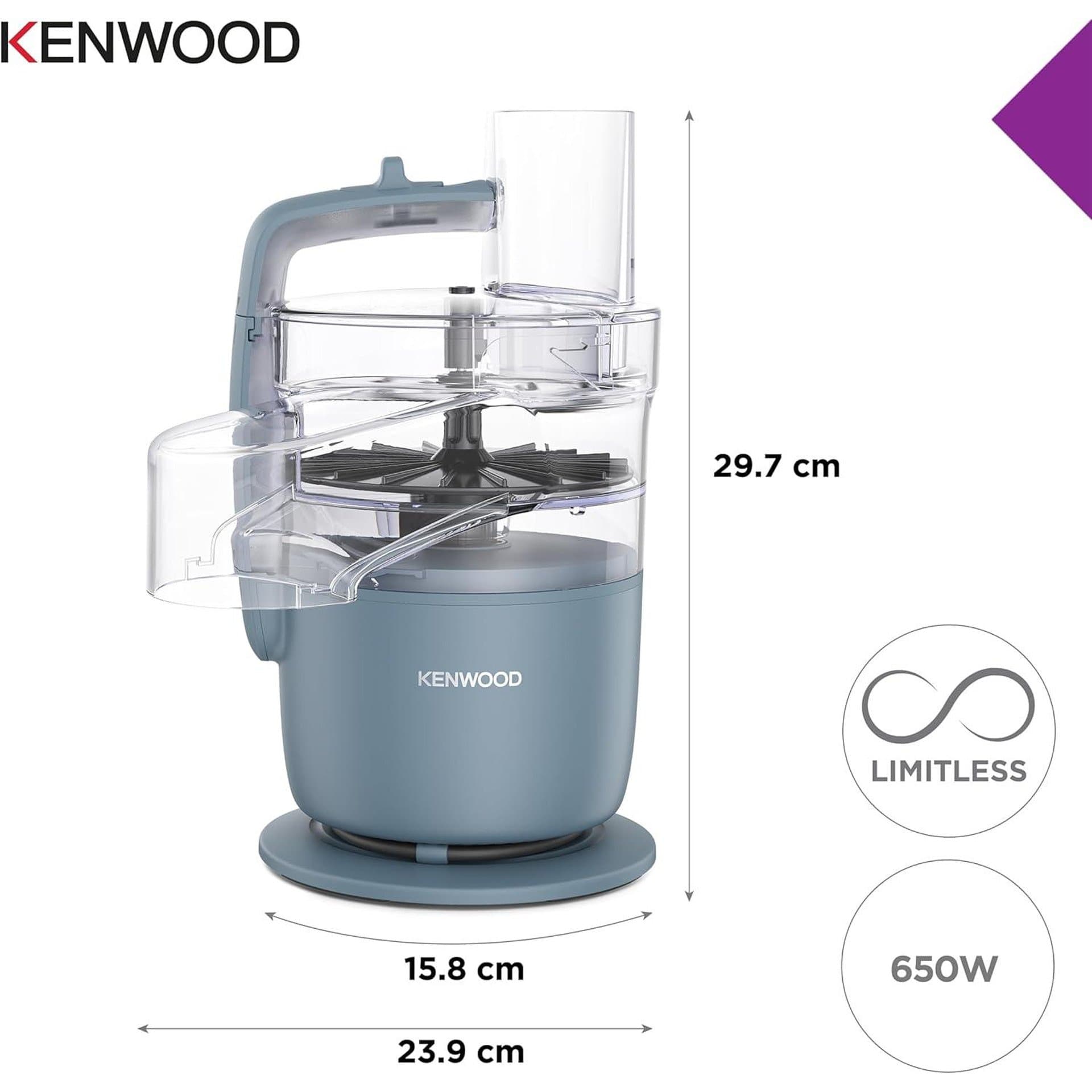 Електрическо ренде - Kenwood MultiPro Go FDP22.130GY 650 W 1.3 L 3