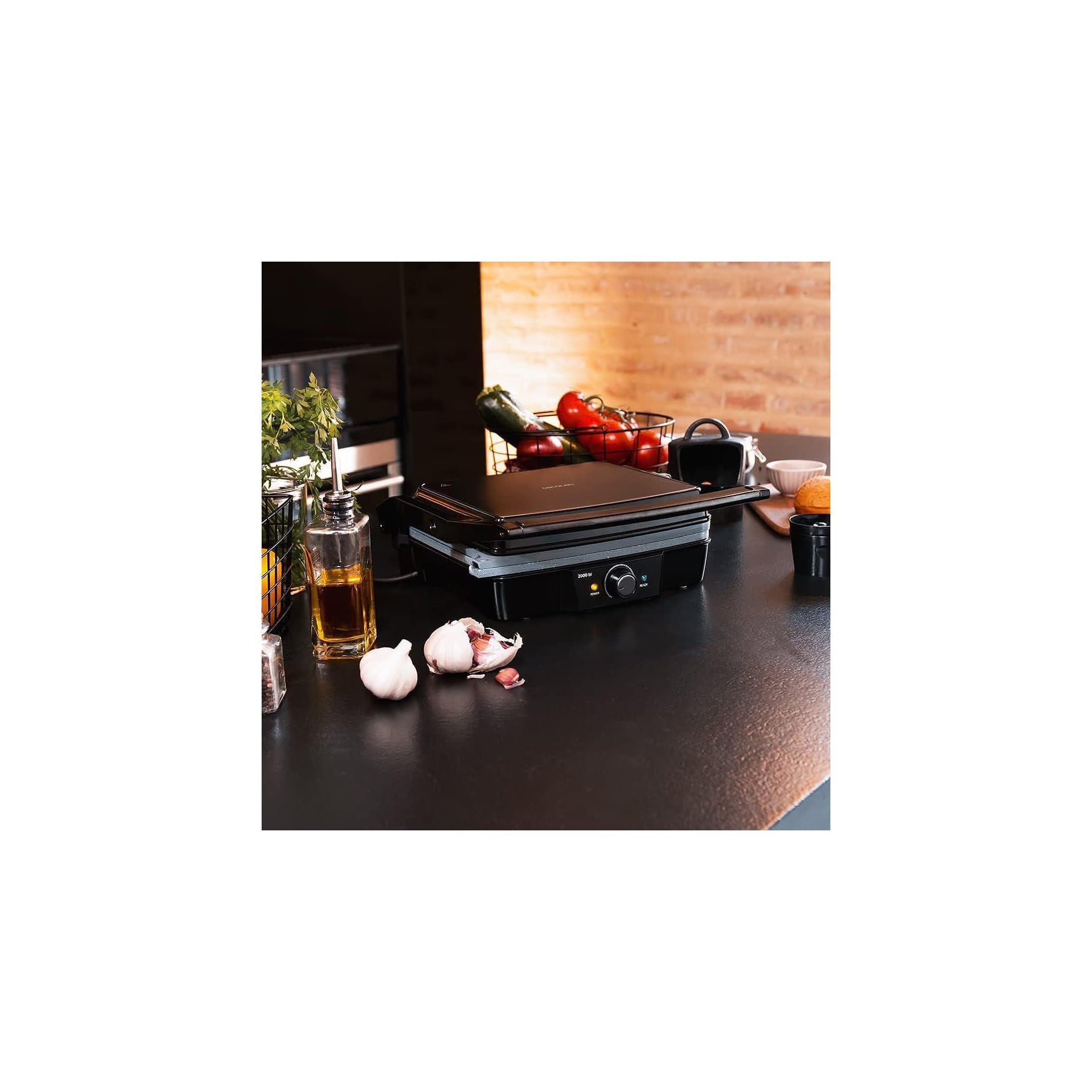 Електрически грил - Cecotec RocknGrill 2000 Stone 2000W керамично покритие 2