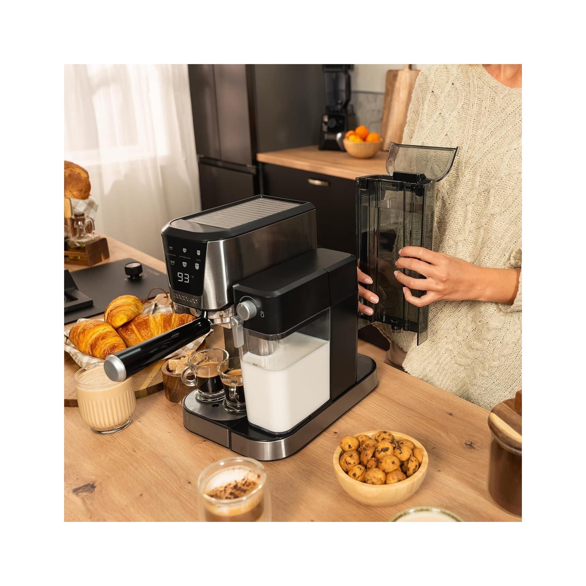Кафемашина - Cecotec Power Espresso 20 Cream 1350 W 20 bar Thermoblock 4