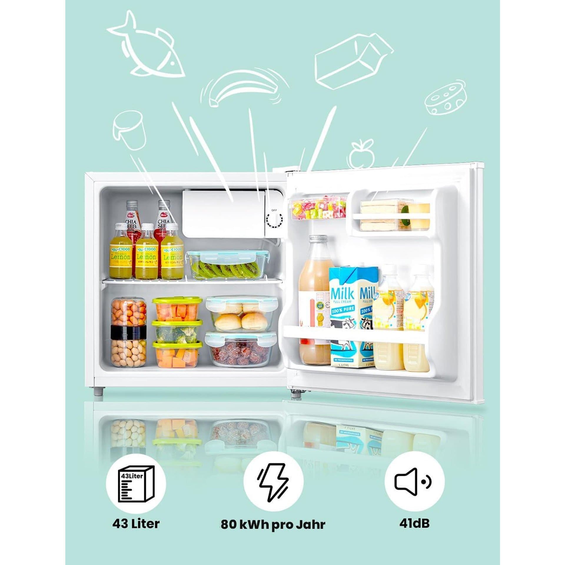 Мини хладилник - Comfee RCD50WH2(E) обем 43 L регулируема температура 4