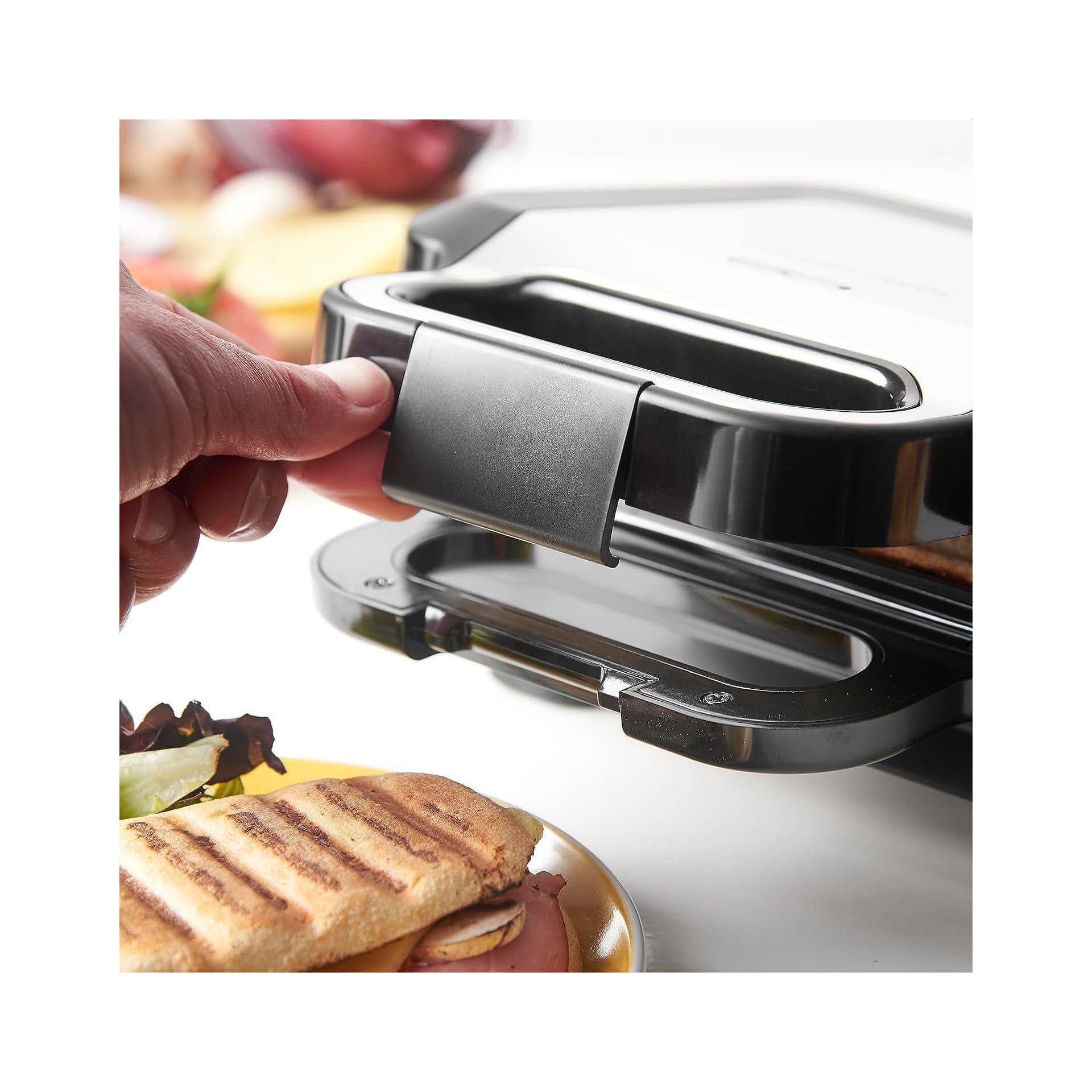Гофретник 3-в-1 – Russell Hobbs Creations 26810-56, сандвичи/грил, 750 W, незалепващо покритие, черен/неръждаема стомана 3