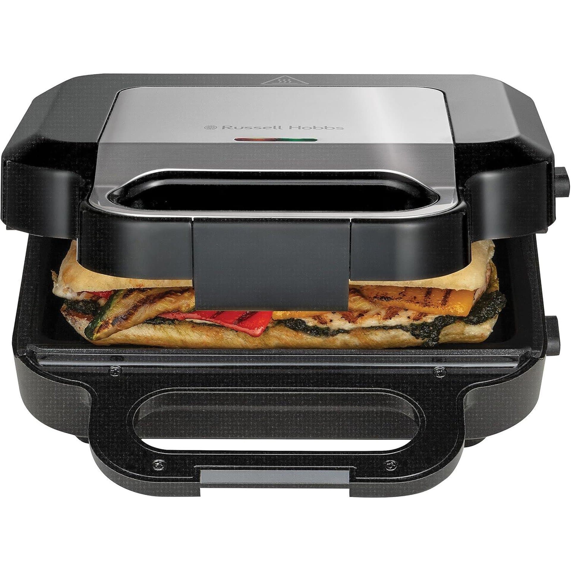 Гофретник 3-в-1 – Russell Hobbs Creations 26810-56, сандвичи/грил, 750 W, незалепващо покритие, черен/неръждаема стомана 8