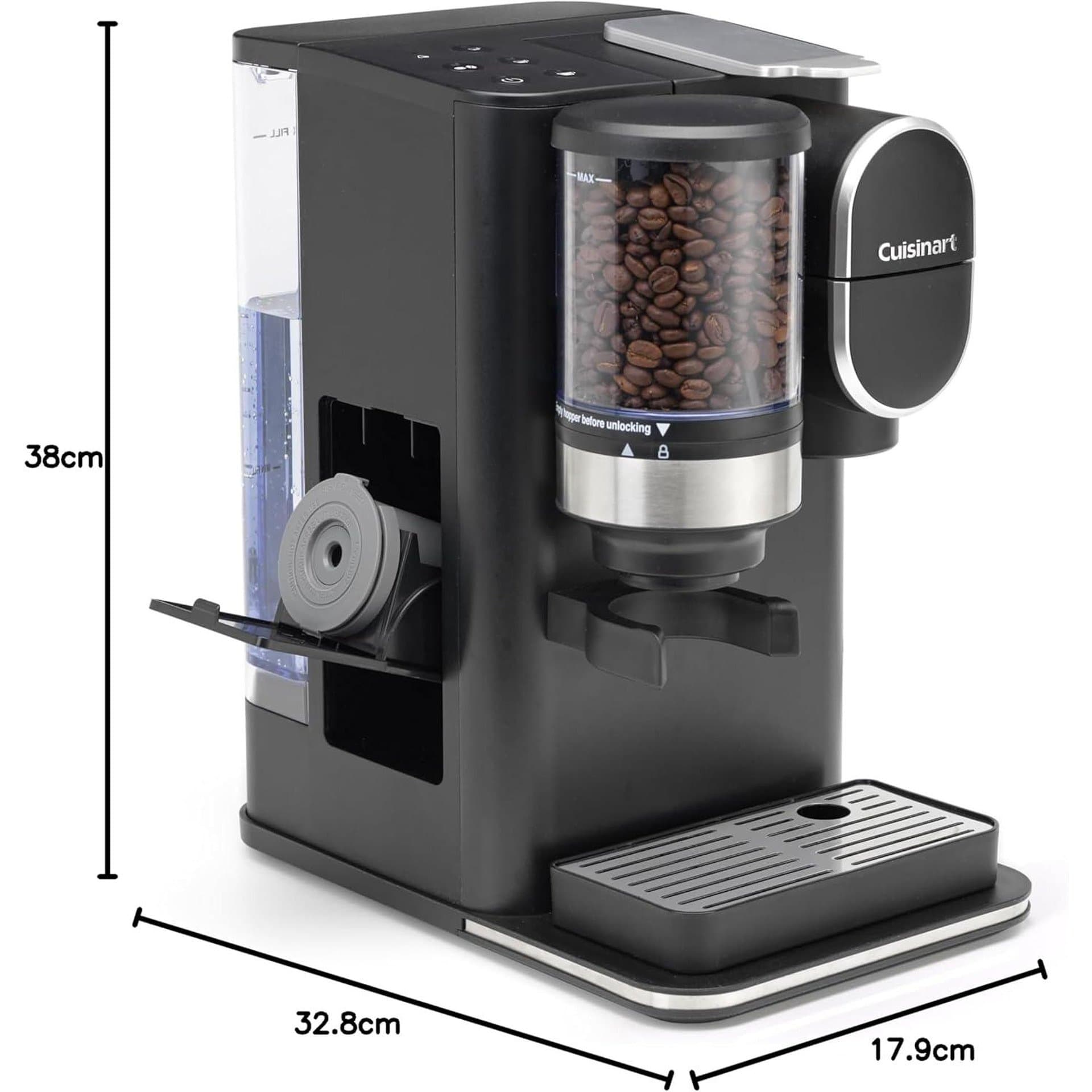 Кафемашина - Cuisinart One Cup Grind And Brew с мелачка 3 размера чаша 6