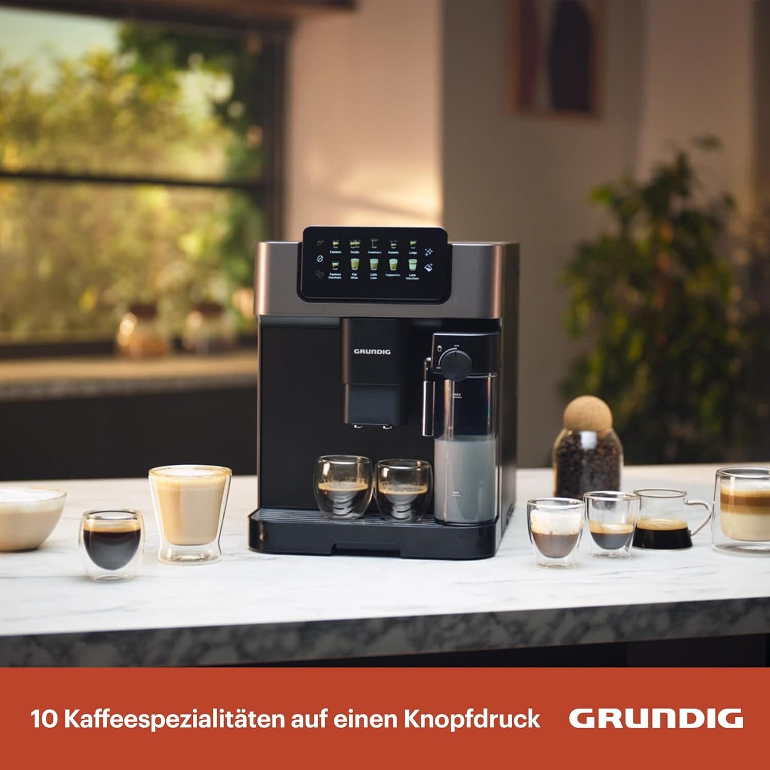 Кафеавтомат - Grundig KVA 7230 1350 W 19 bar 10 напитки 9
