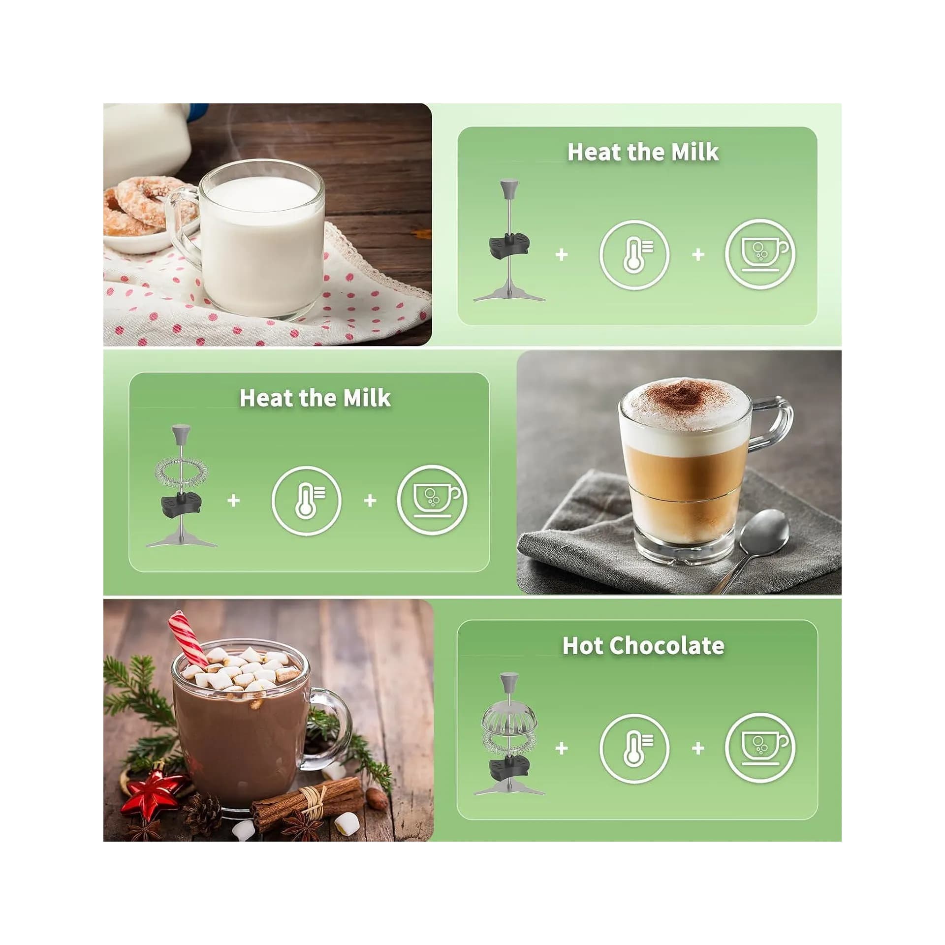 Уред за мляко с пяна - Maestri House DualFro 600 600 ml 12-в-1 Smart Touch 4