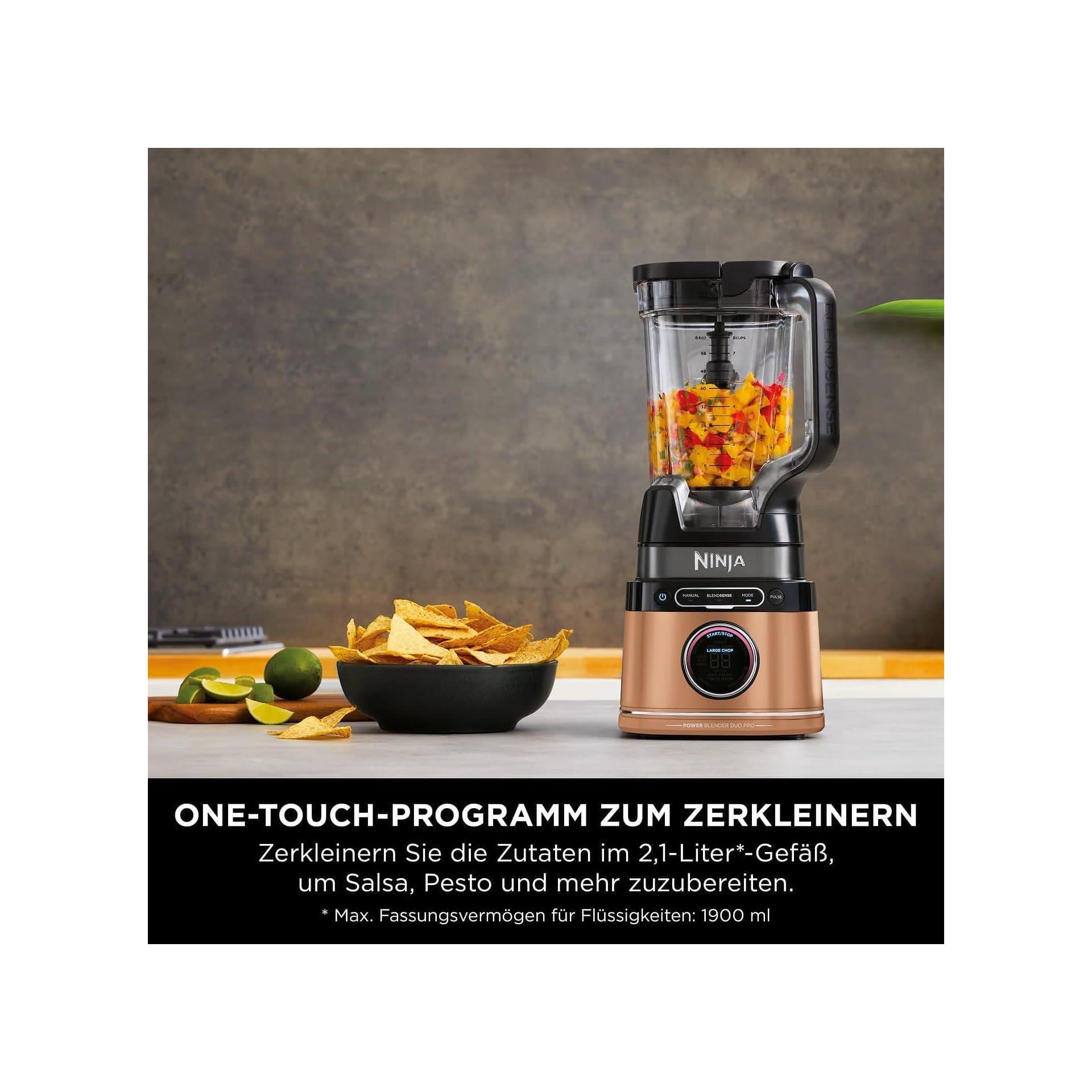 Блендер 2‑в‑1 – Ninja Detect Power Mixer Pro TB301EU, 1200 W, 2.1 L, черен 4