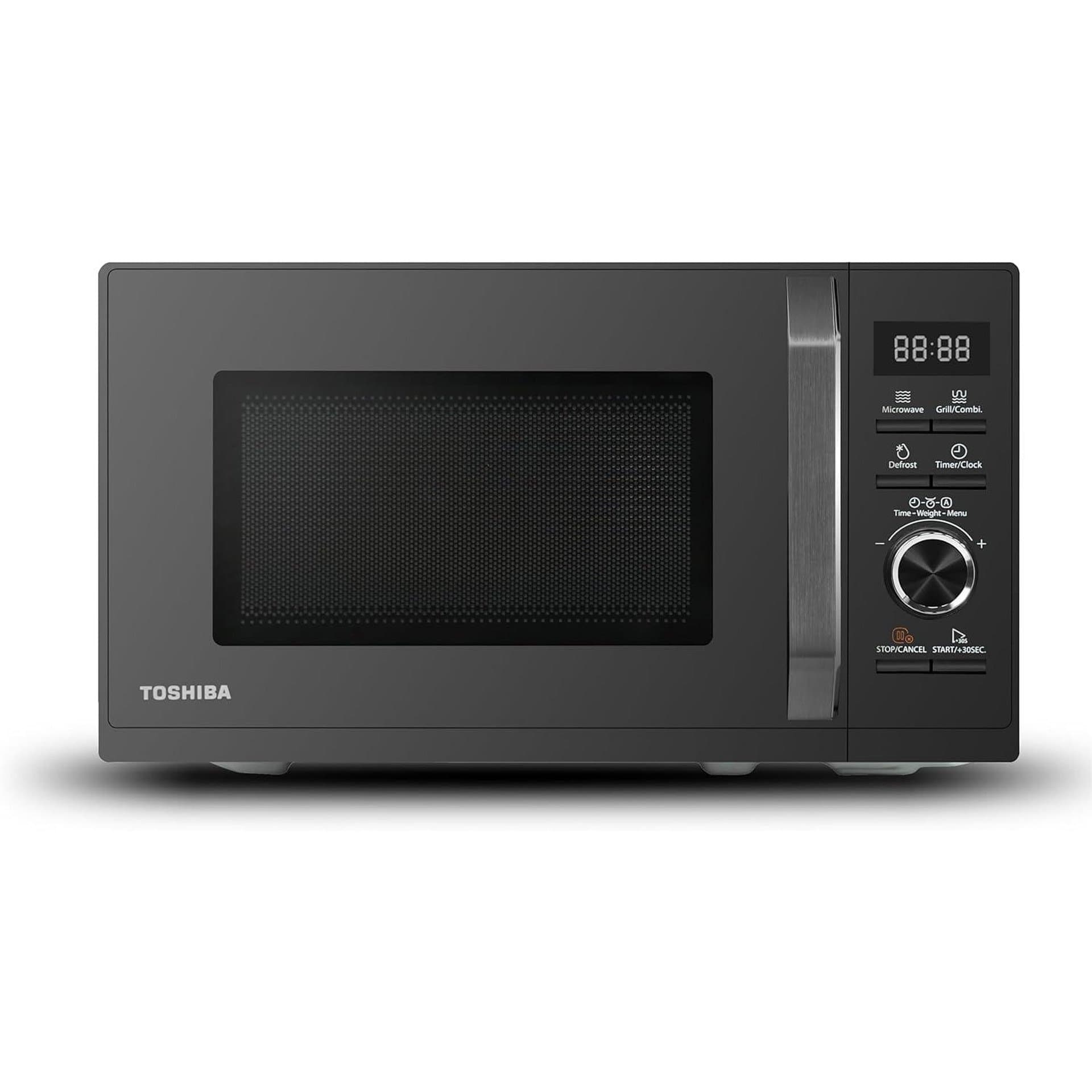 Микровълнова фурна с грил - Toshiba MW3-AG20PE(BK) 20 L 5 степени 8 програми