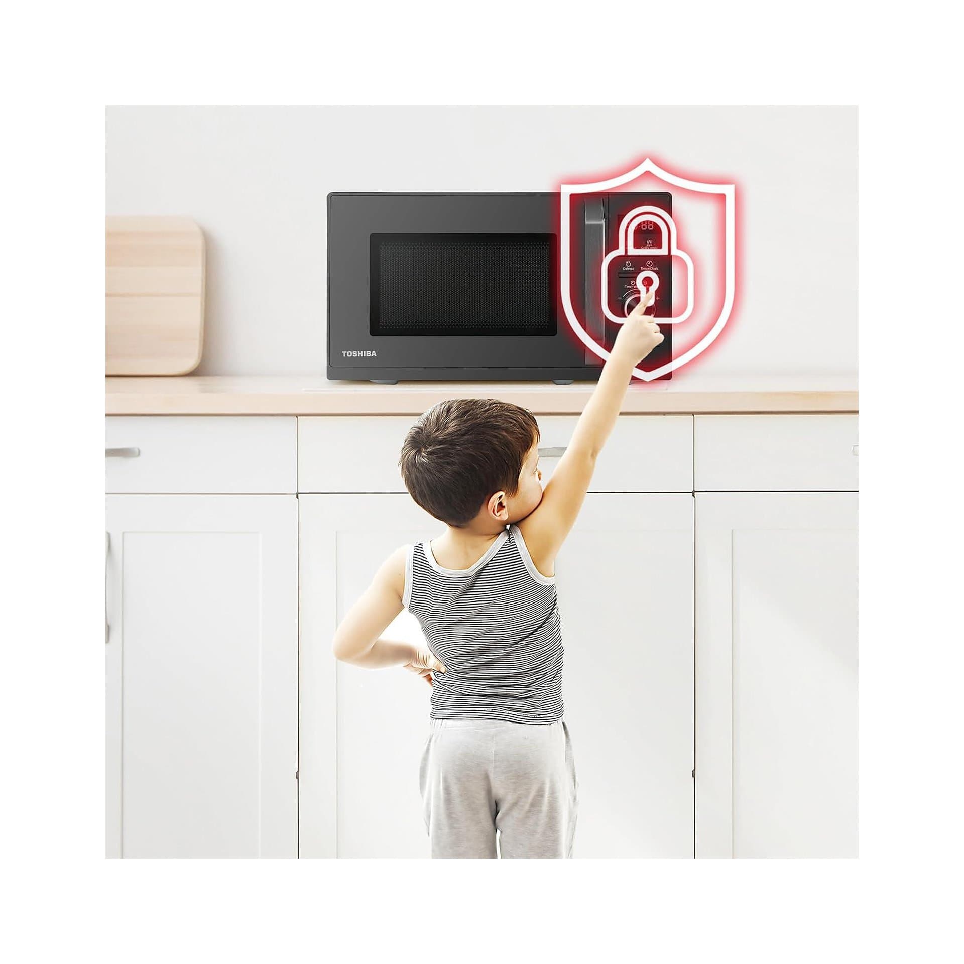 Микровълнова фурна с грил - Toshiba MW3-AG20PE(BK) 20 L 5 степени 8 програми 3