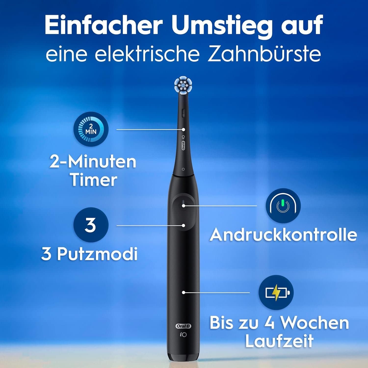 Електрическа четка за зъби - Oral B iO 2 сензор за натиск 3