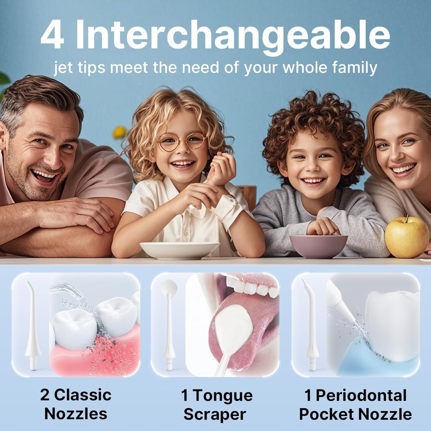 Зъбен душ - TUREWELL 310 ml 5 режима IPX7 5