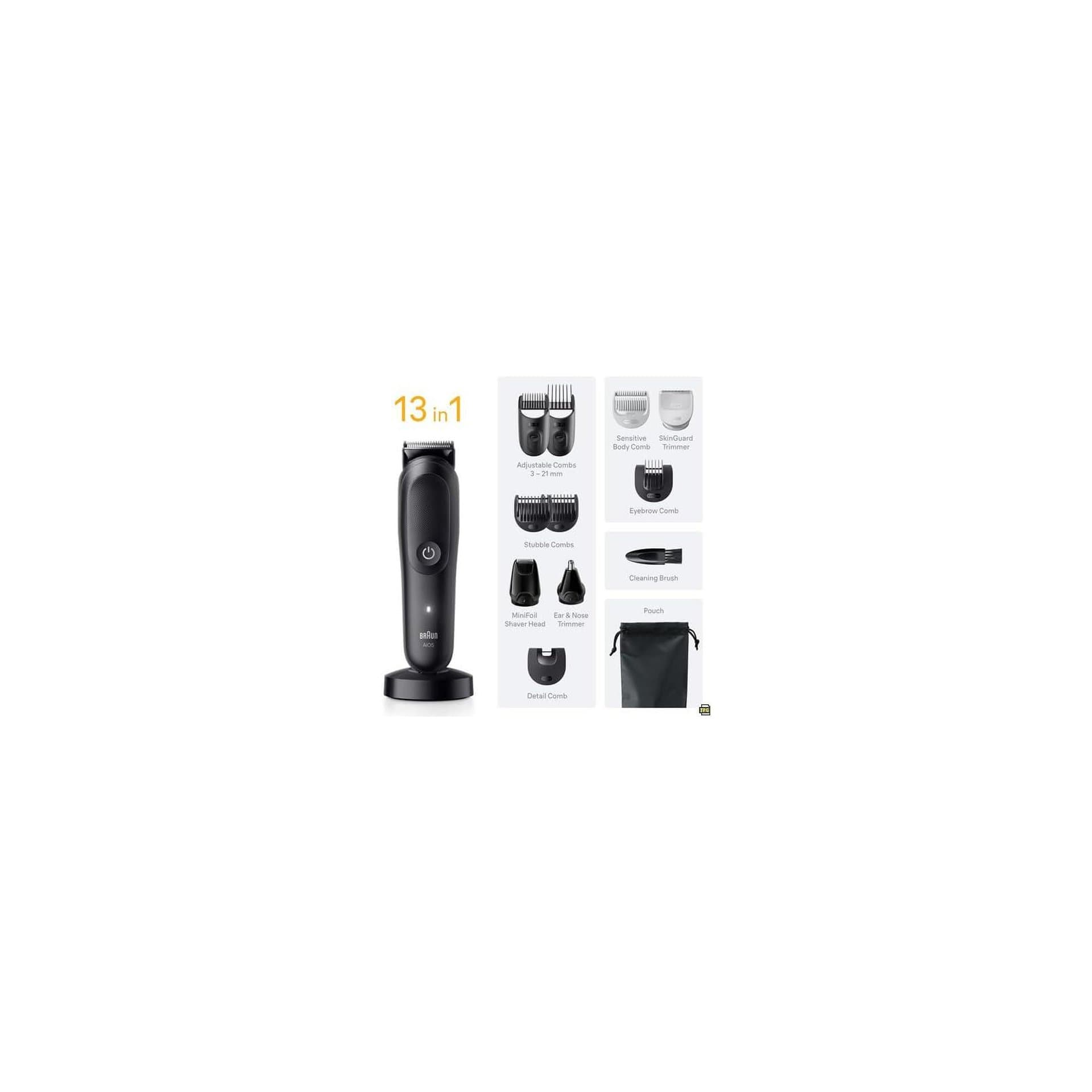 Тример за коса и брада - Braun All in One Series 5 AIO5565 13 в 1 2
