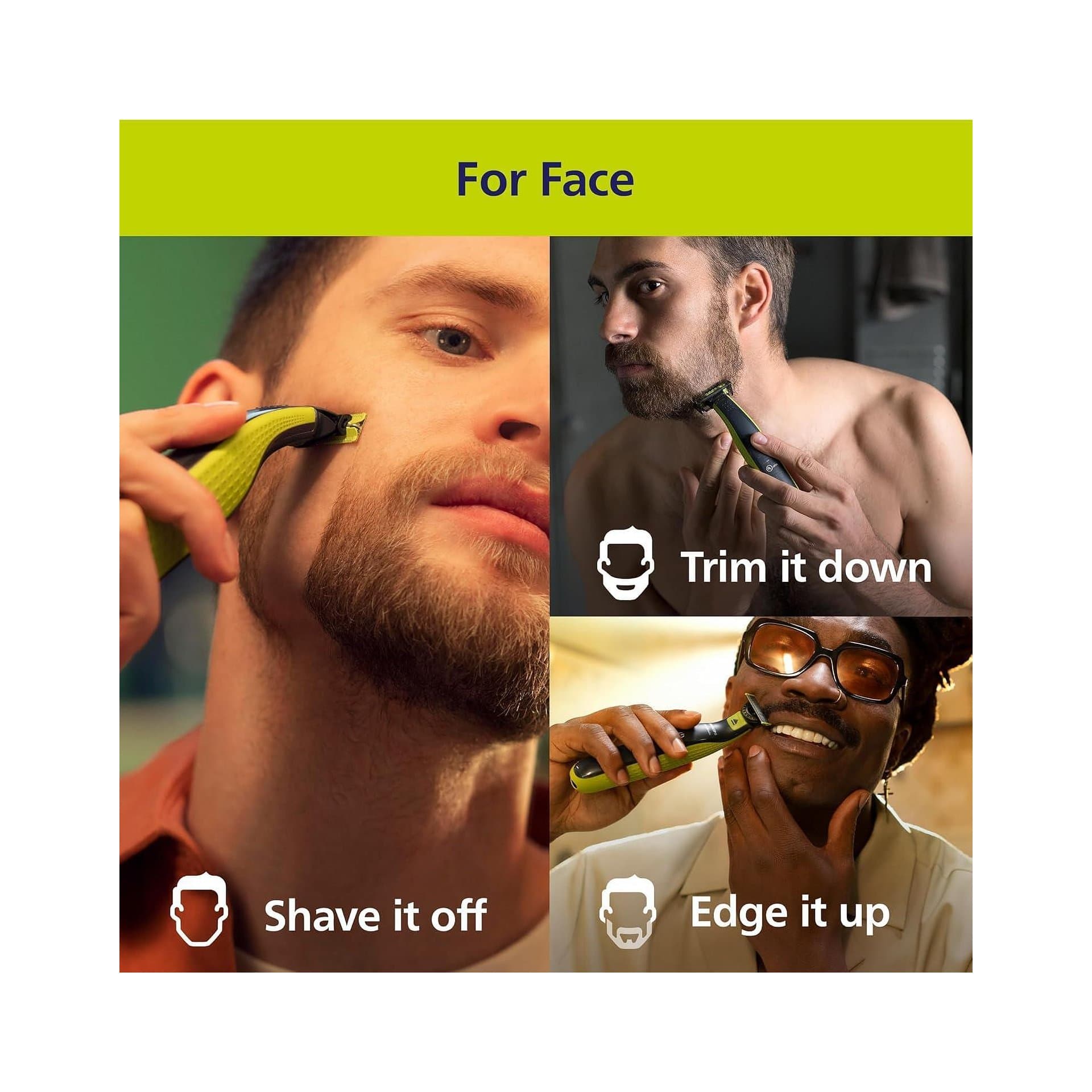 Тример с функция за бръснене - Philips OneBlade 360 QP2824 31 2