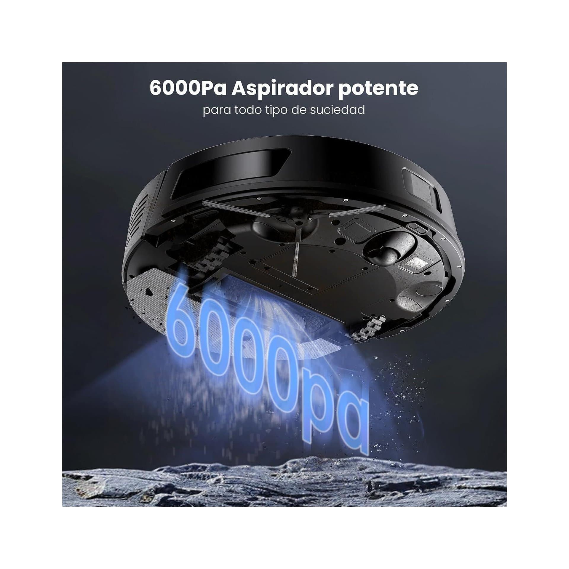Робот прахосмукачка - Proscenic Q8 6000 Pa LiDAR 200 мин мокро почистване 7